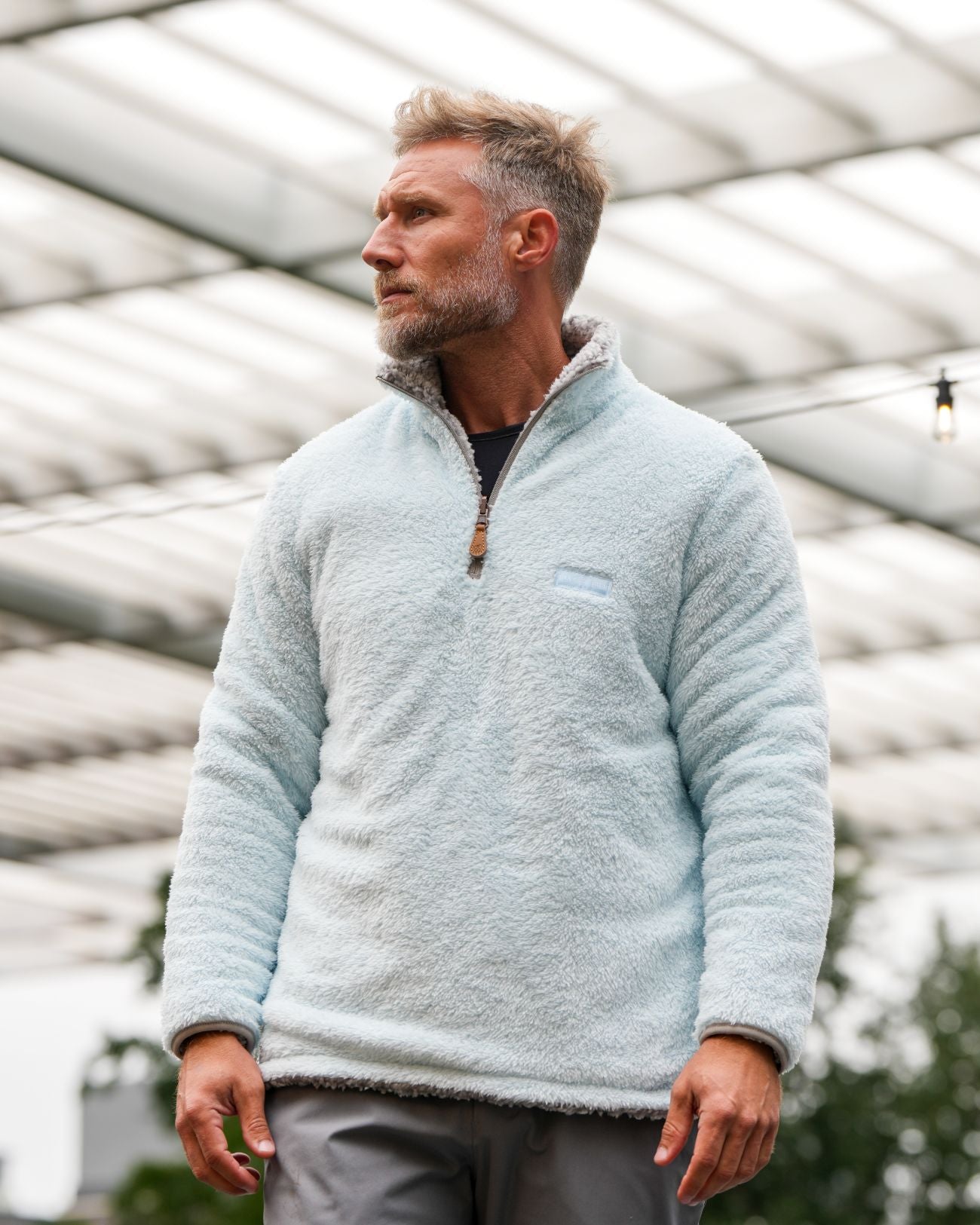 Reversible Double Sherpa 1/4 Zip