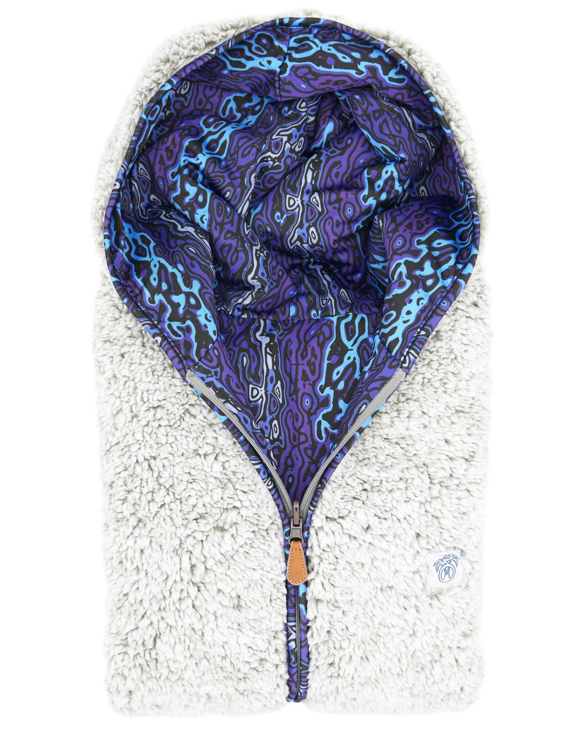 Reversible Sherpa 1/2 Zip Hoodie - Sale