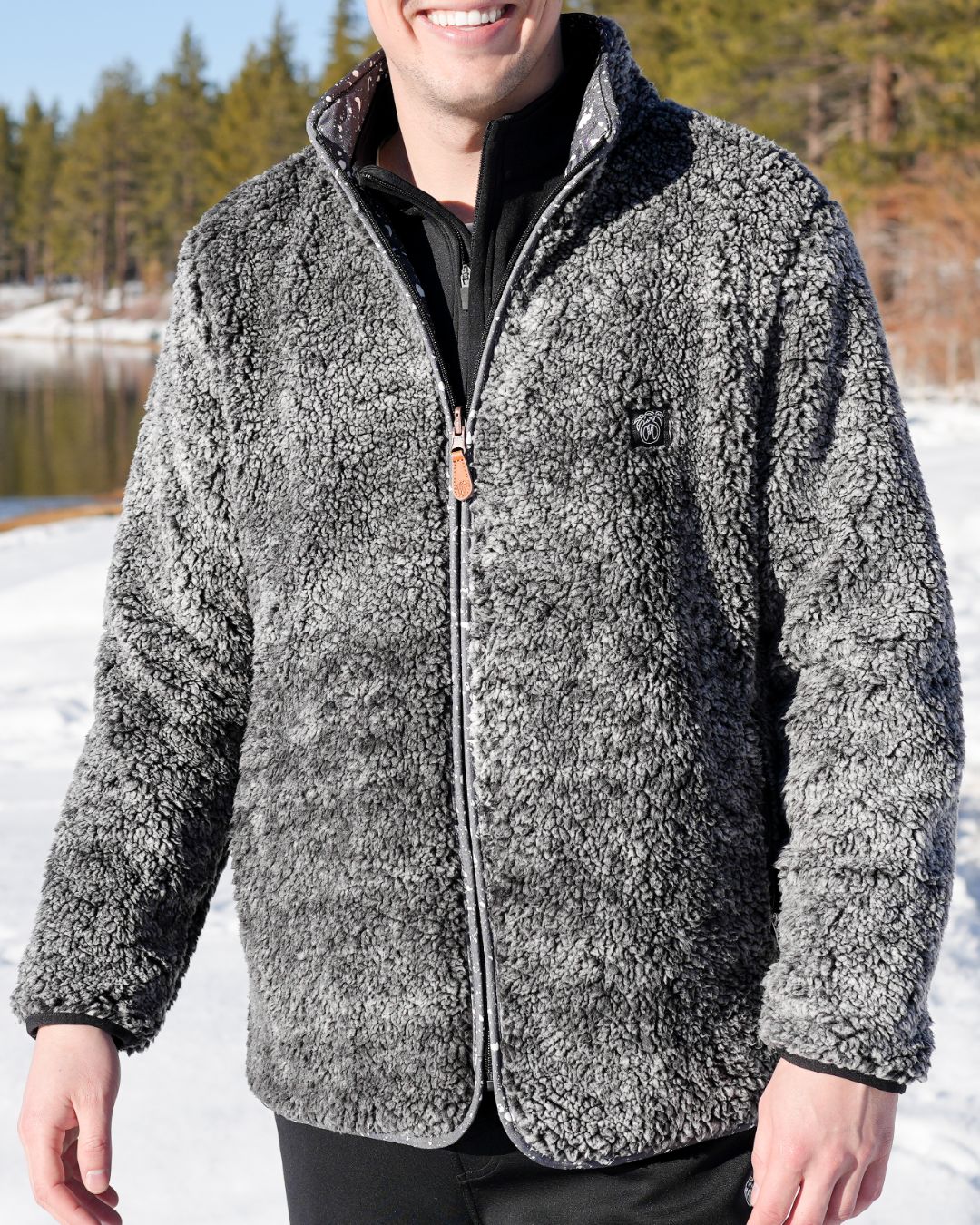 Reversible Sherpa Full Zip