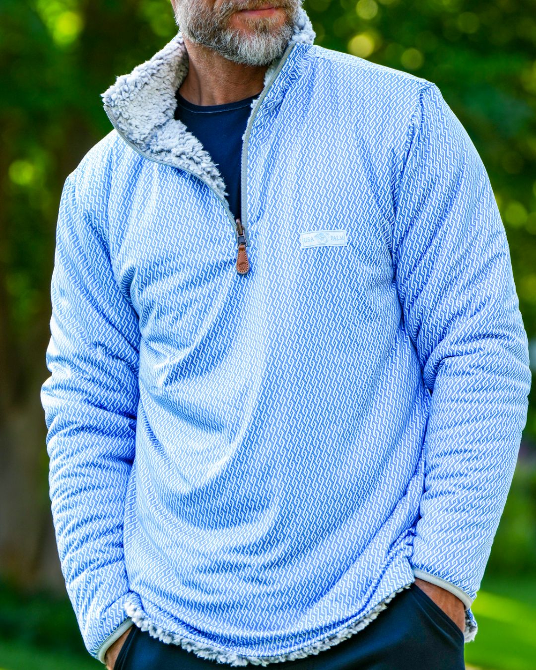 Reversible Sherpa 1/4 Zip - Sale