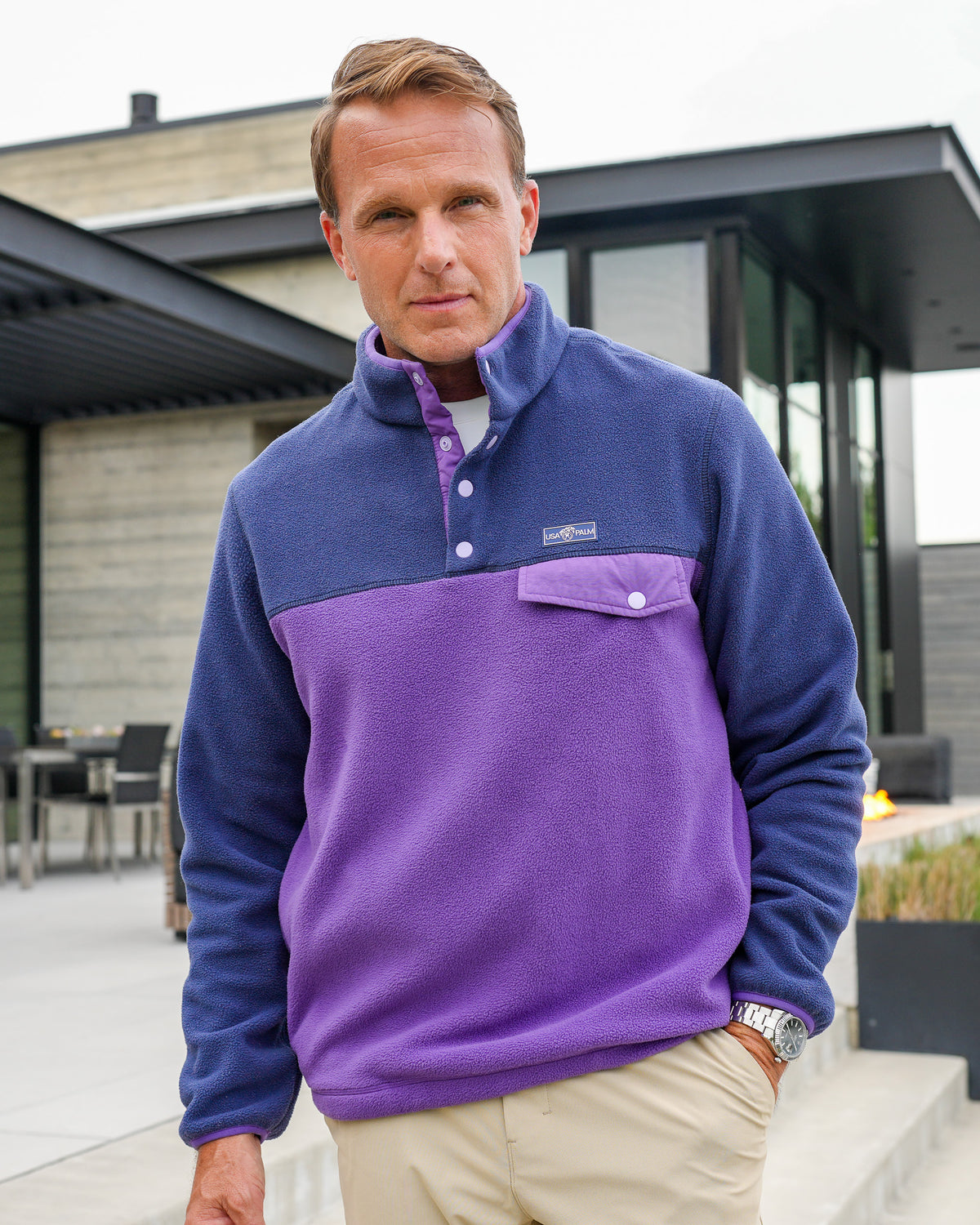 Atlas Snap Fleece Pullover