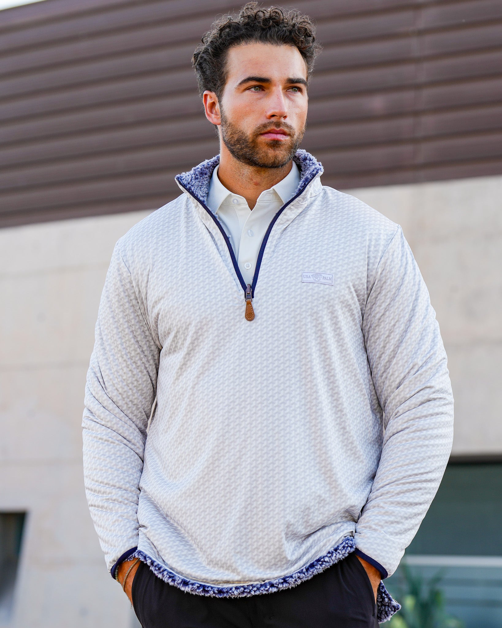 Reversible Sherpa 1/4 Zip