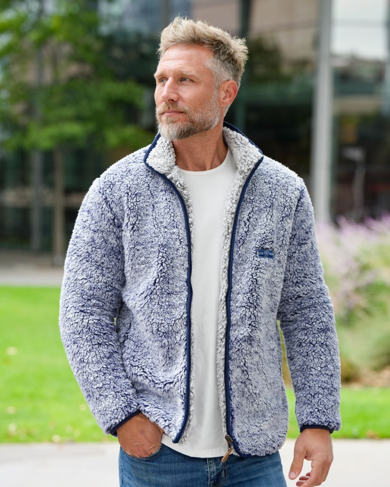 Reversible Sherpa Full Zip