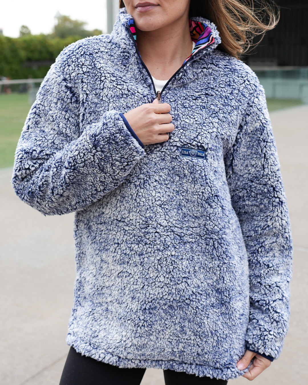 Reversible Sherpa 1/4 Zip - Sale