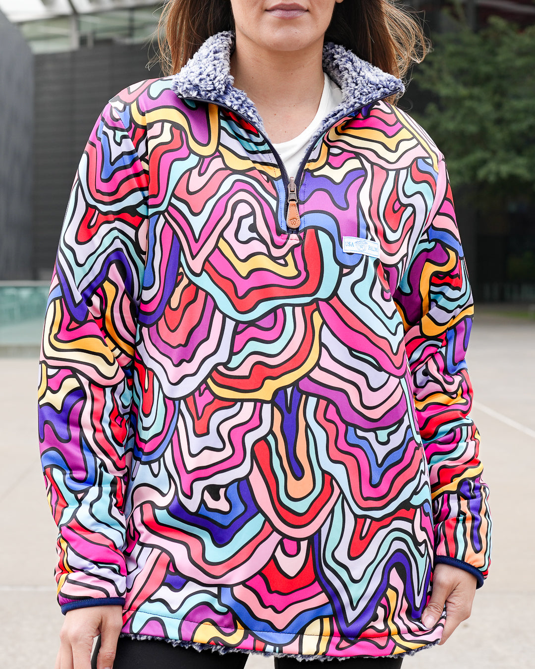 Reversible Sherpa 1/4 Zip - Sale