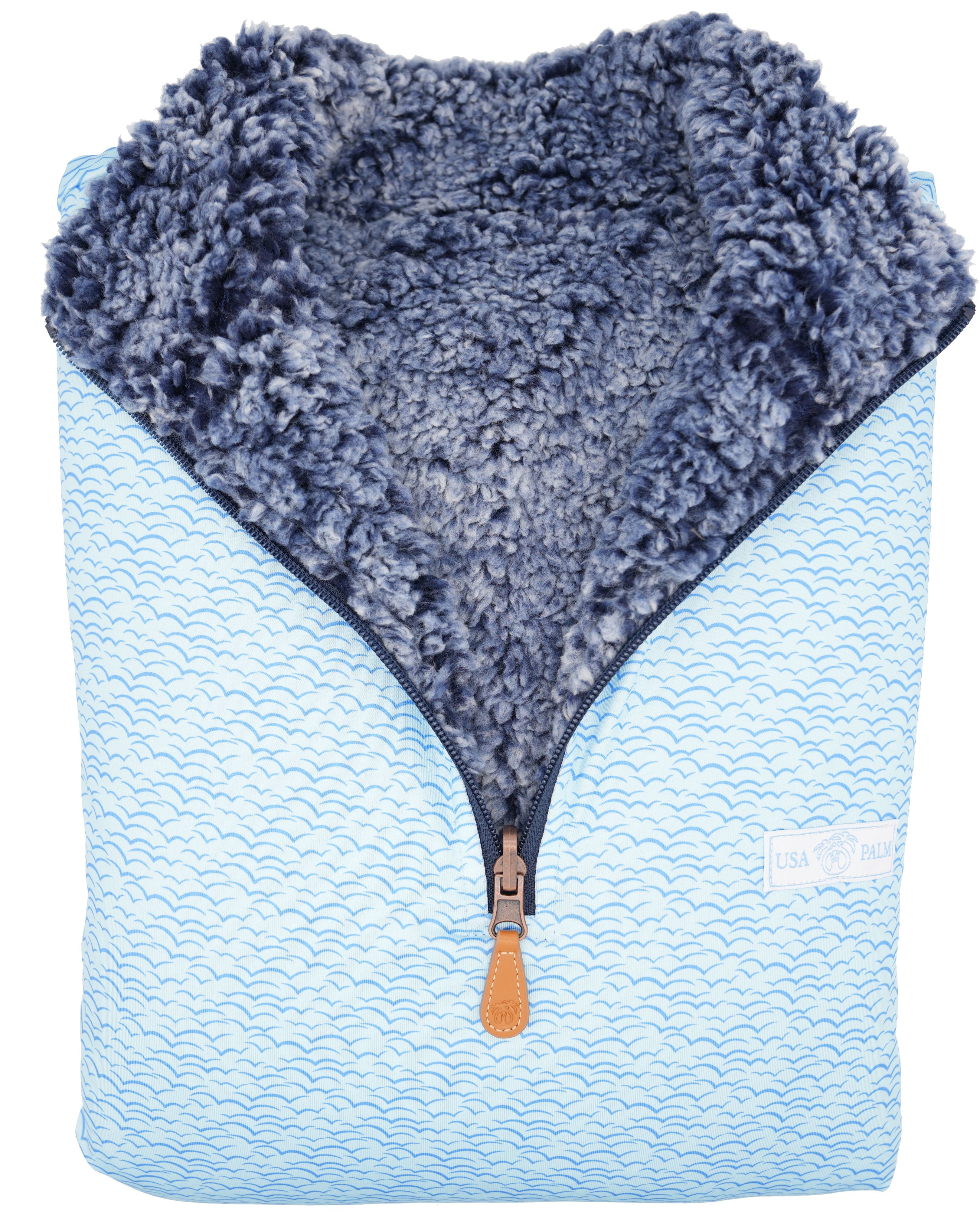 Reversible Sherpa 1/4 Zip - Sale