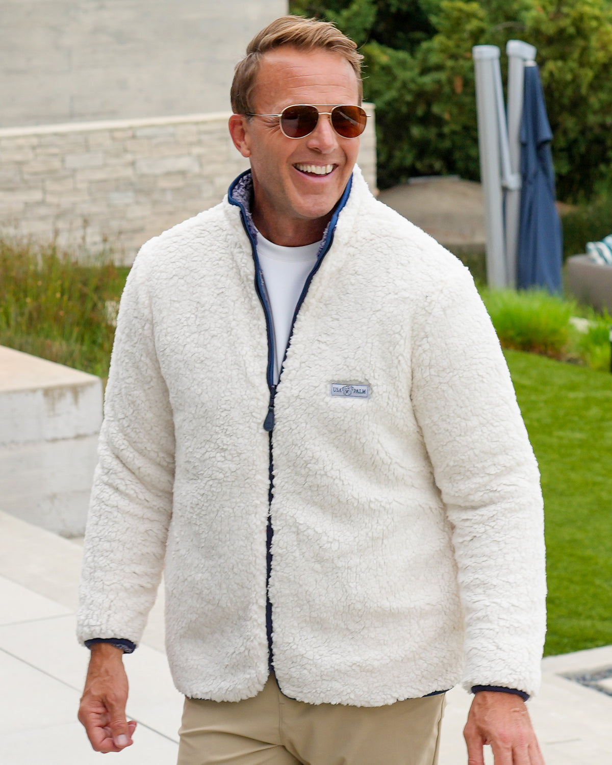Reversible Double Sherpa Full Zip