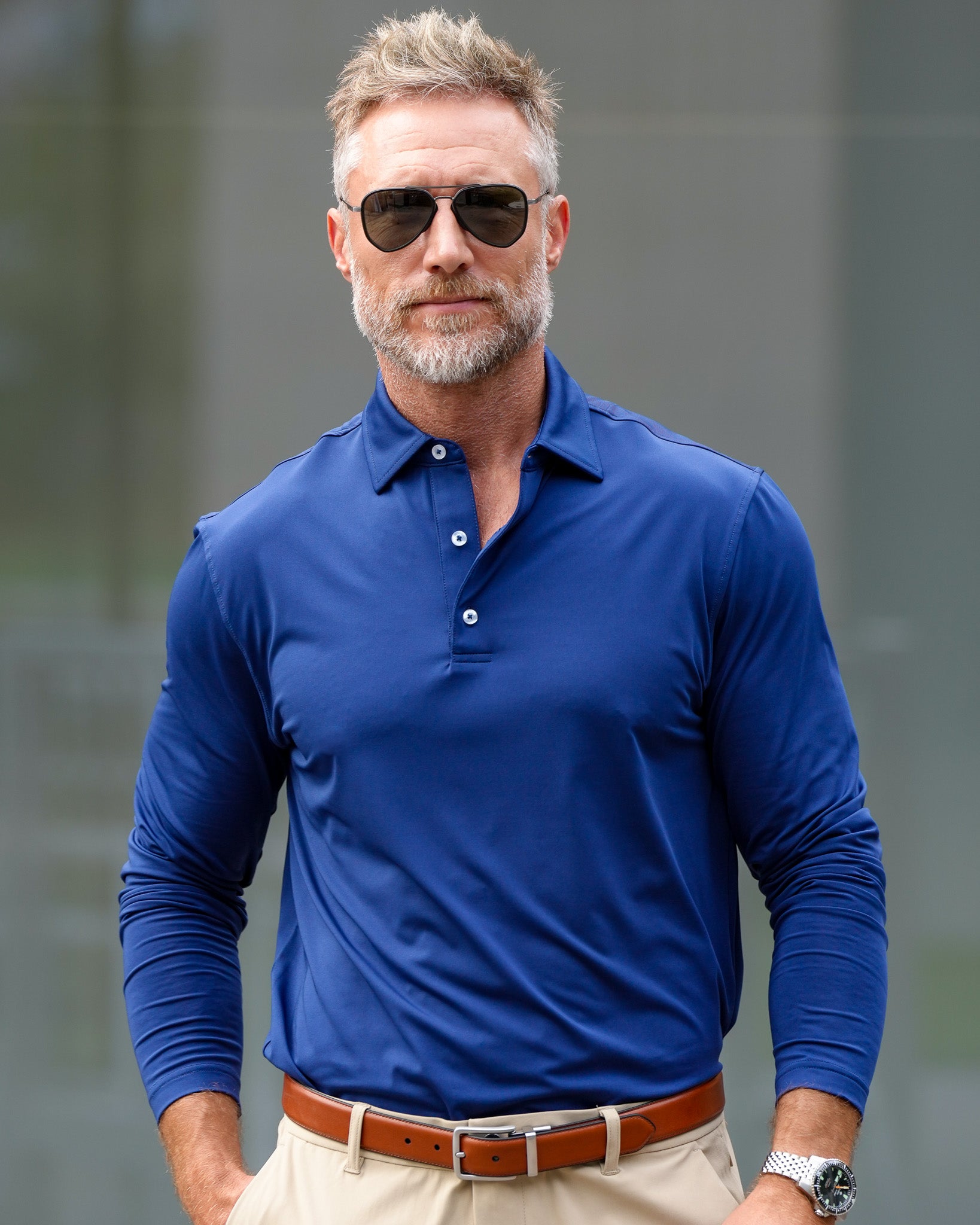Silky Soft Polo Long Sleeve