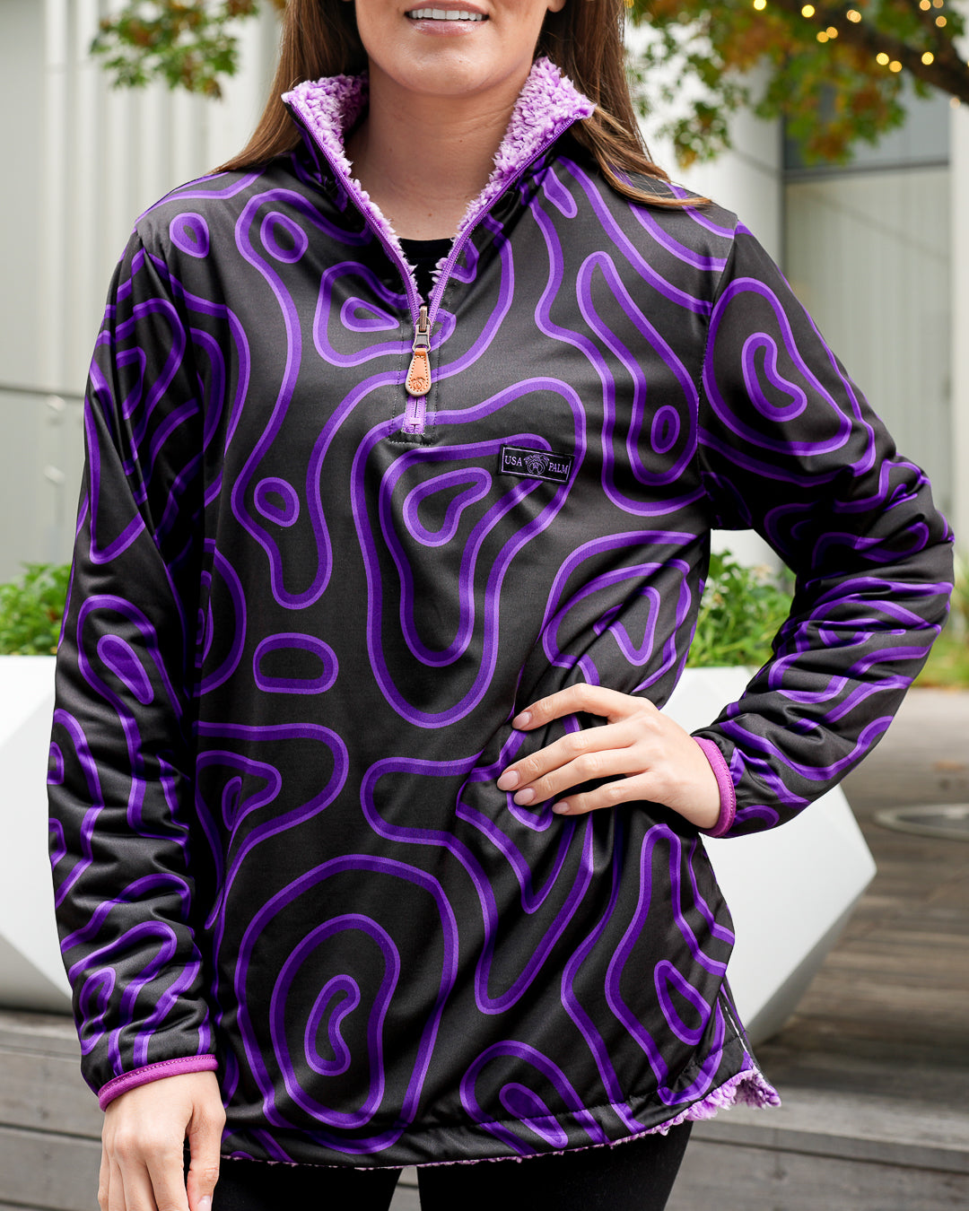 Reversible Sherpa 1/4 Zip - Sale