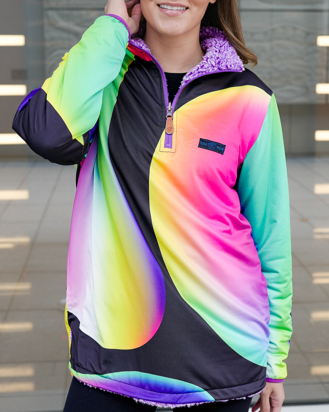 Reversible Sherpa 1/4 Zip - Sale