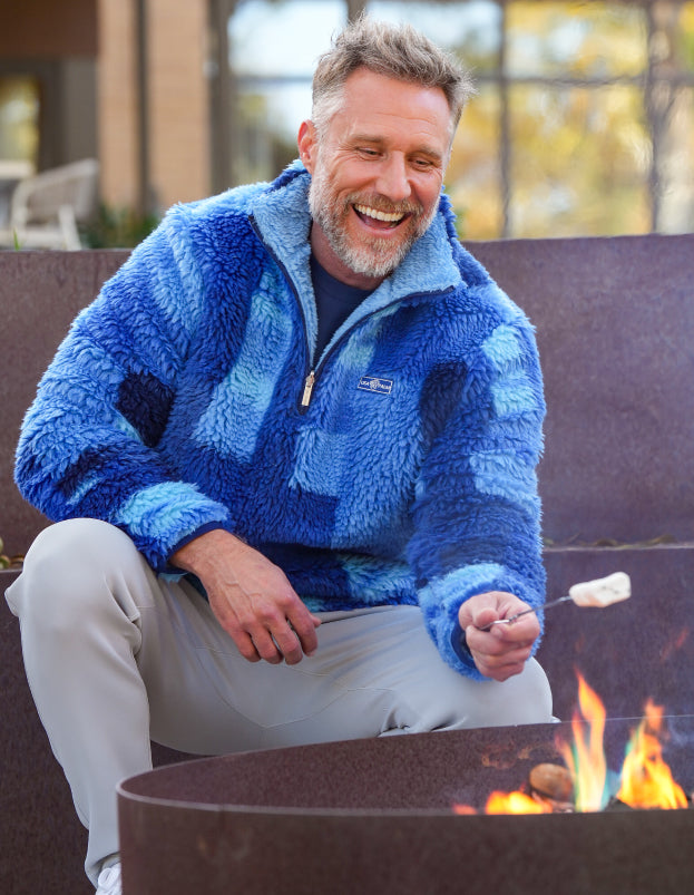 Jacquard Double Sherpa 1/4 Zip