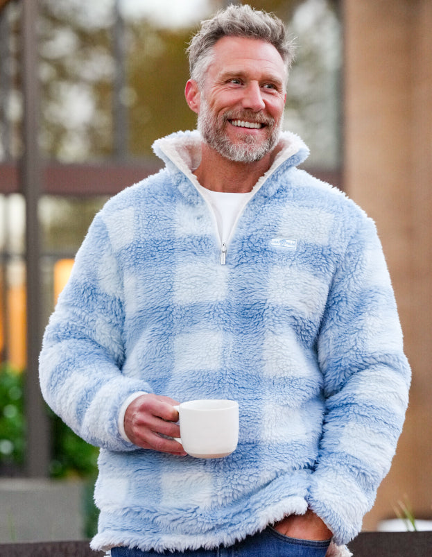 Jacquard Double Sherpa 1/4 Zip