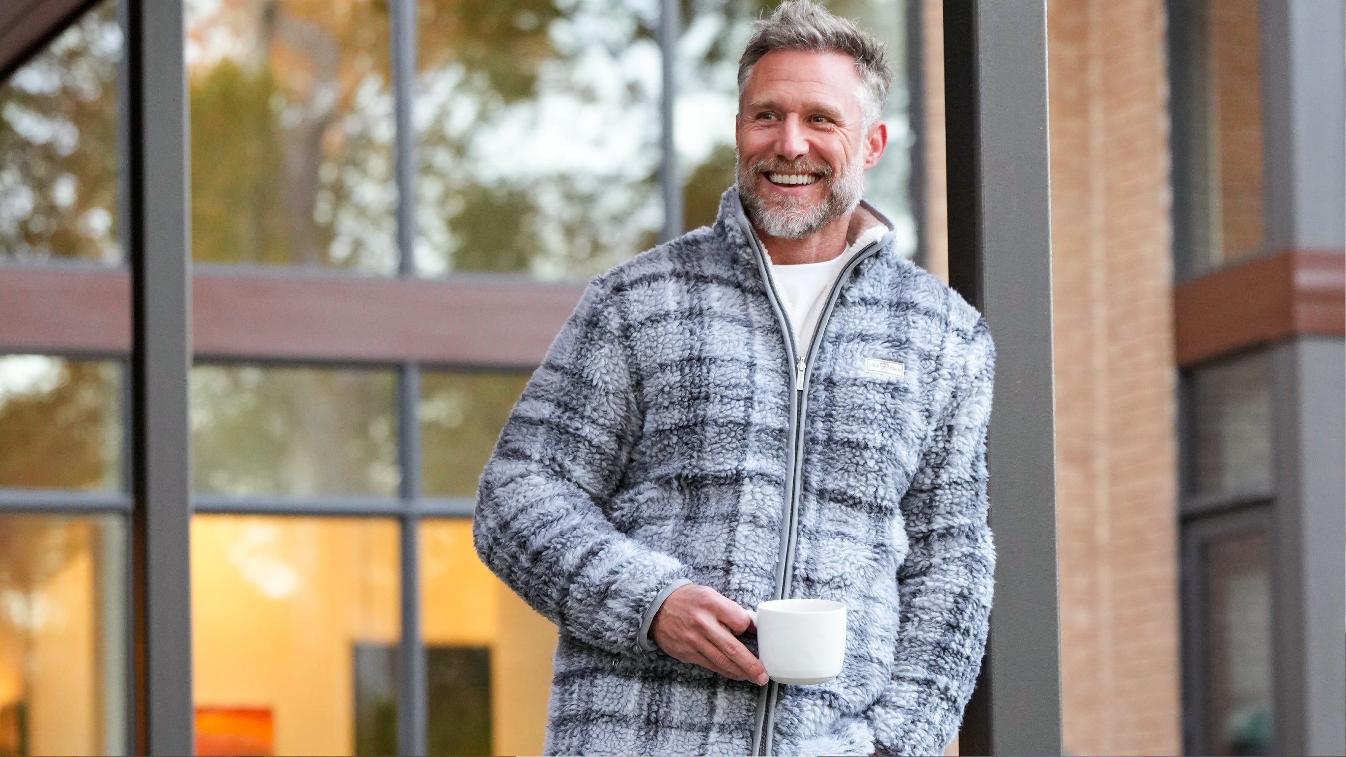 Jacquard Double Sherpa Full Zip