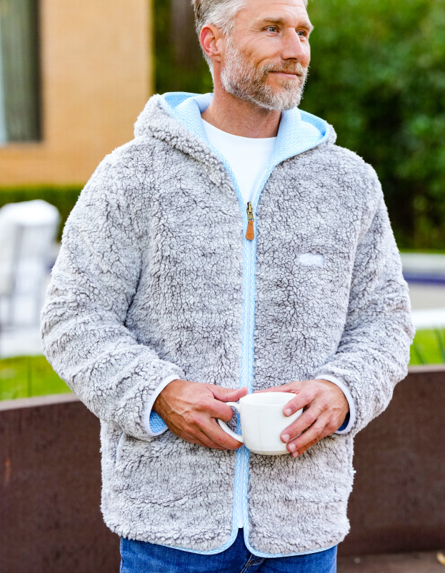 Reversible Sherpa Infinity Full Zip Hoodie