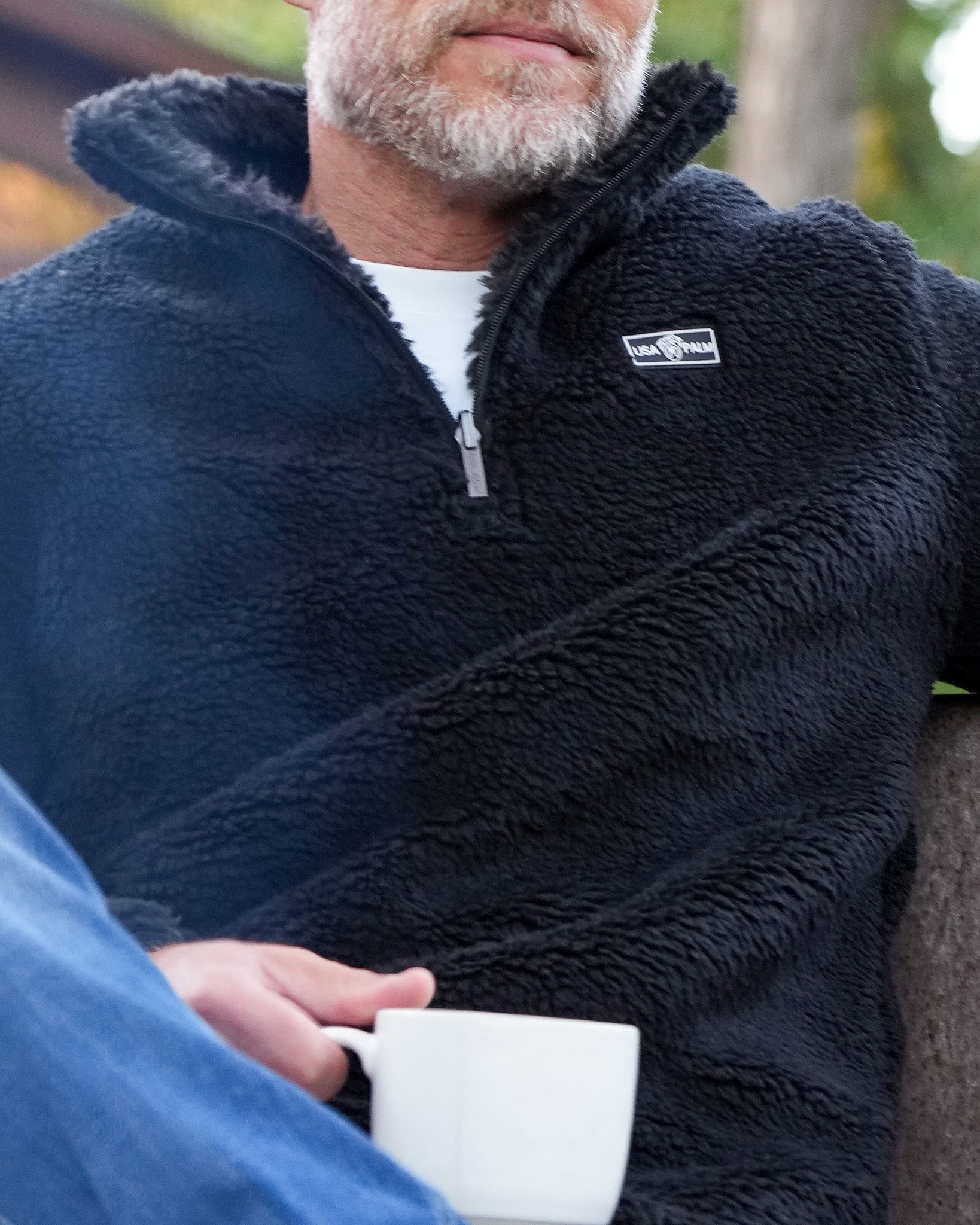 Jacquard Double Sherpa 1/4 Zip