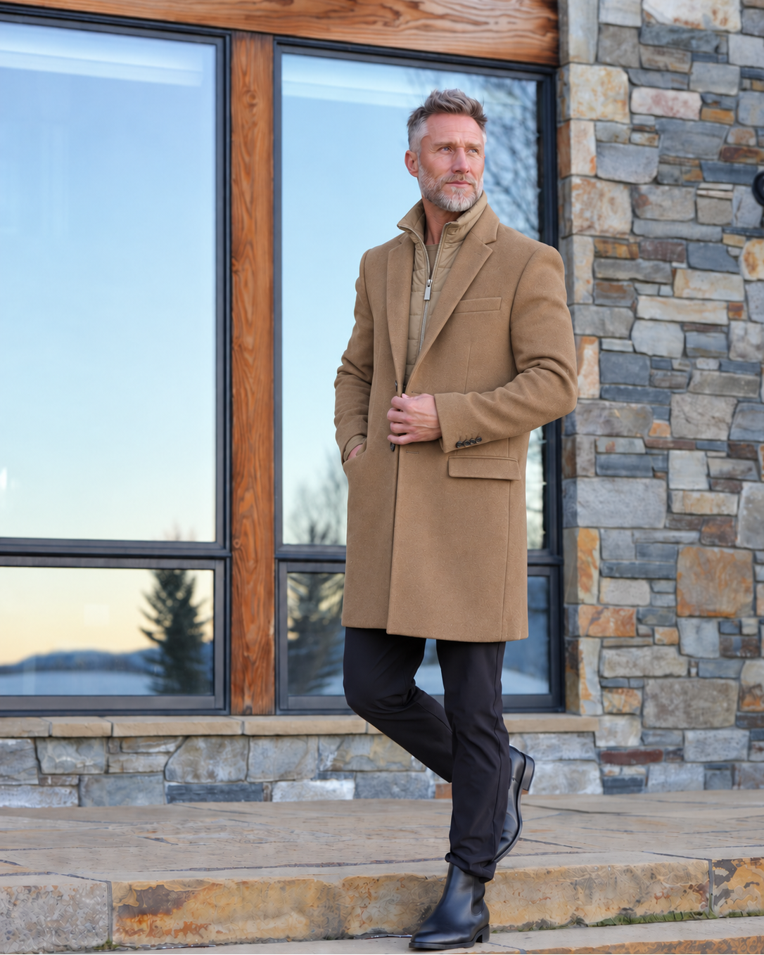 Titan Wool Trench Coat