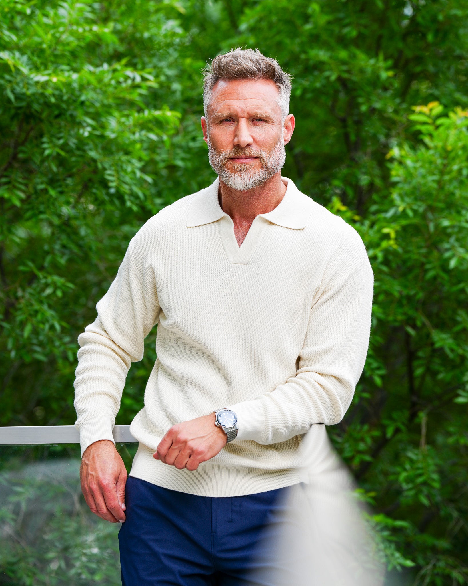 Riviera Knit Johnny Polo