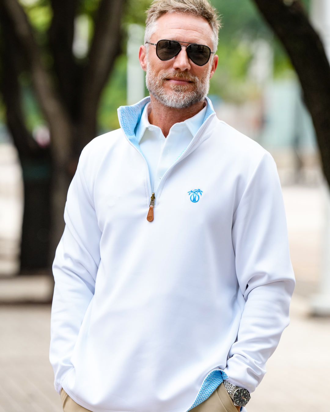 Reversible Infinity 1/4 Zip - Oversized Fit