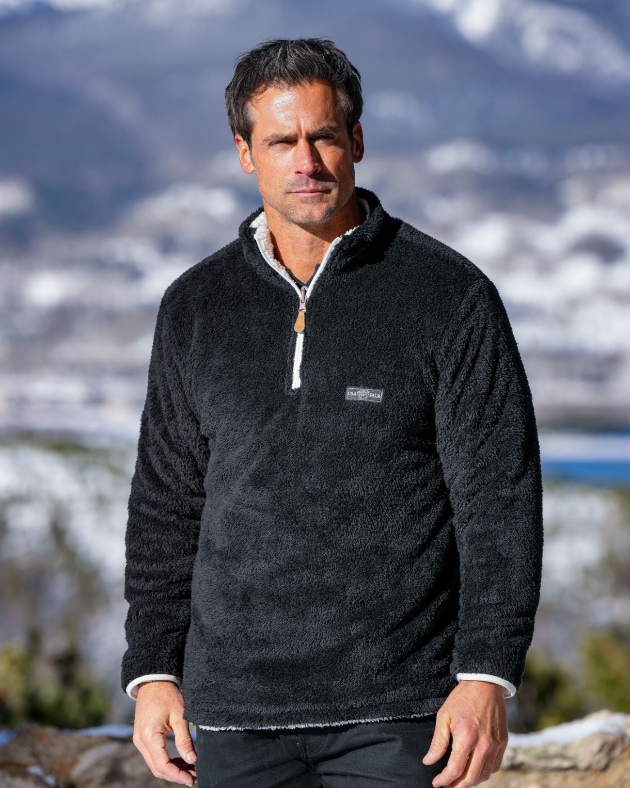 Reversible Double Sherpa 1/4 Zip