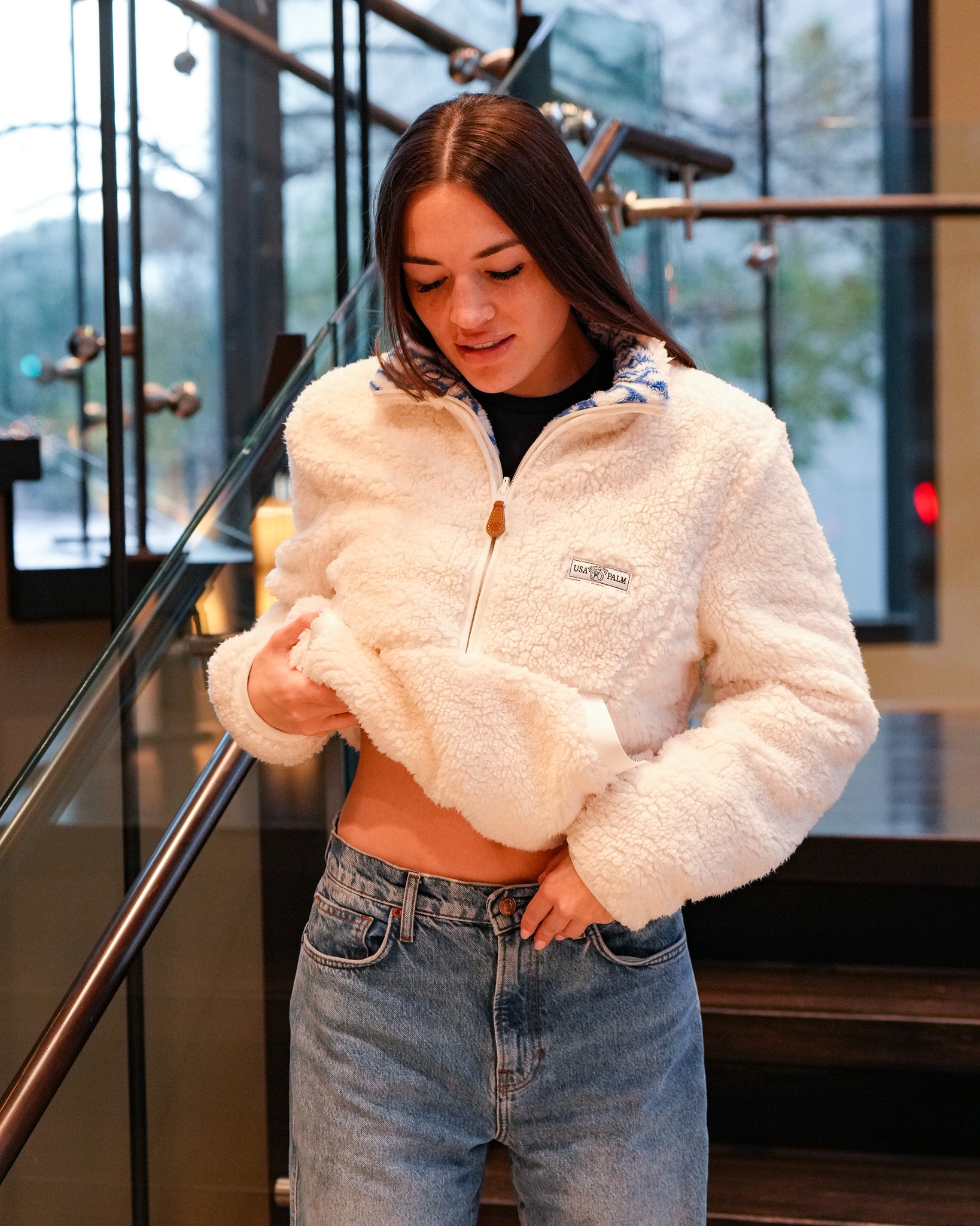 Reversible Womens 1/4 Zip