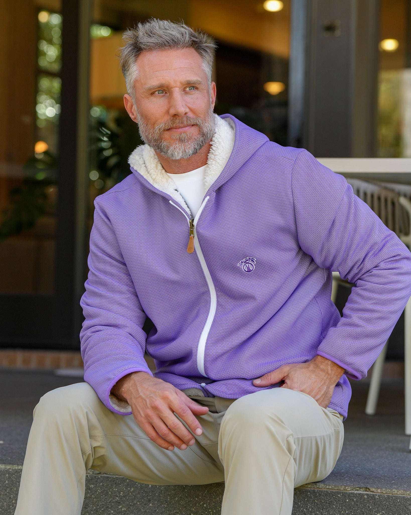 Reversible Sherpa Infinity Full Zip Hoodie