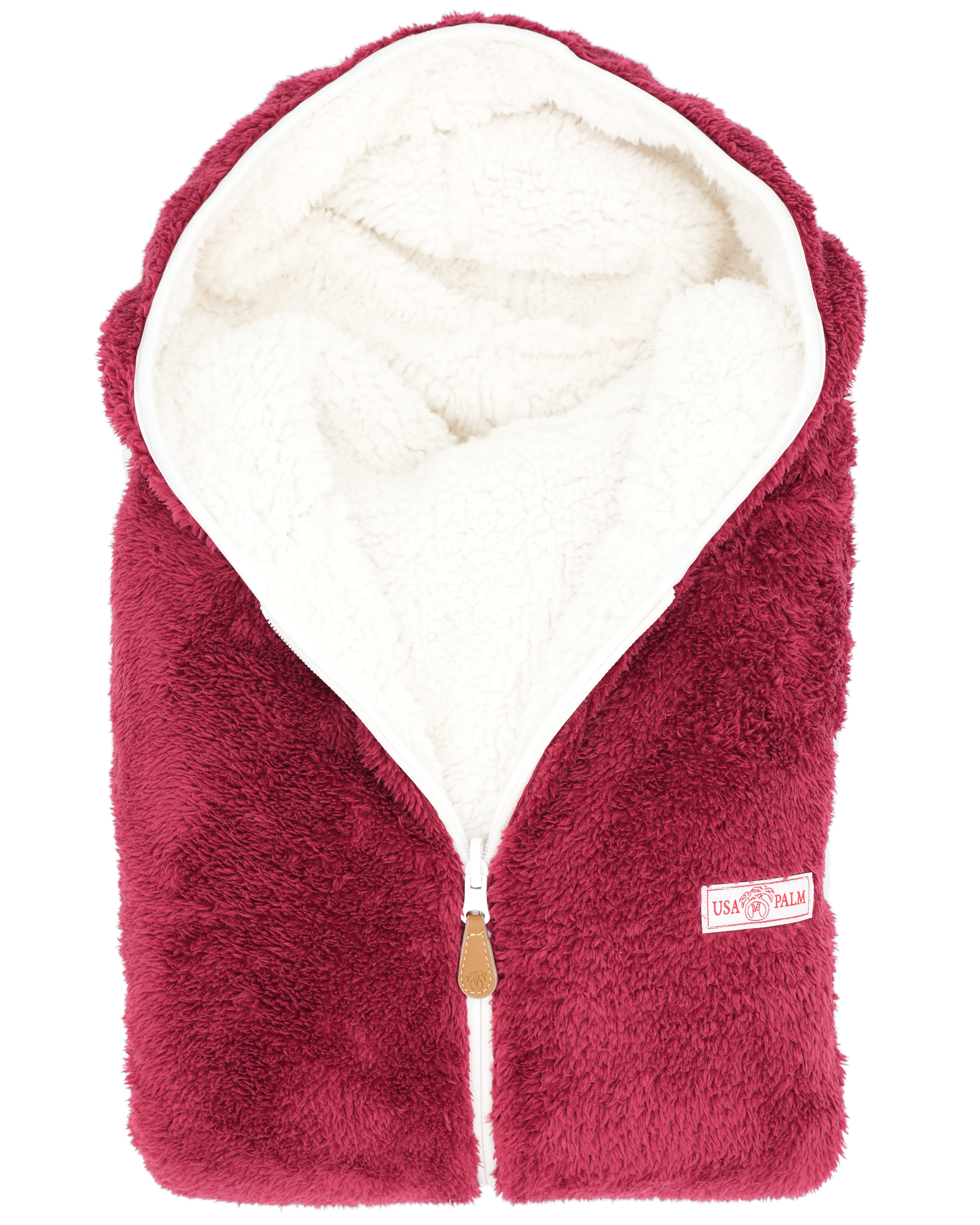 Reversible Sherpa Full Zip Hoodie