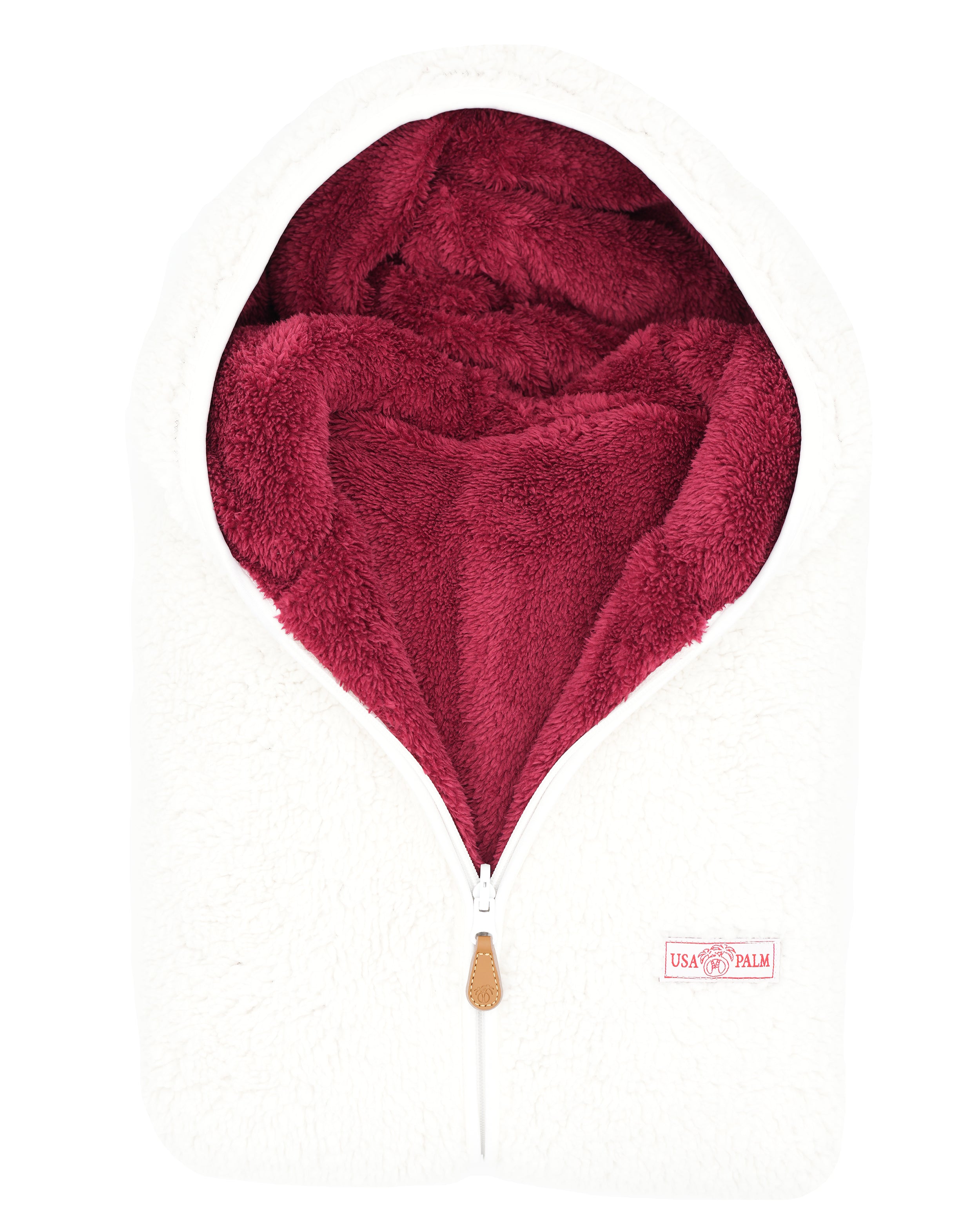 Reversible Sherpa Full Zip Hoodie