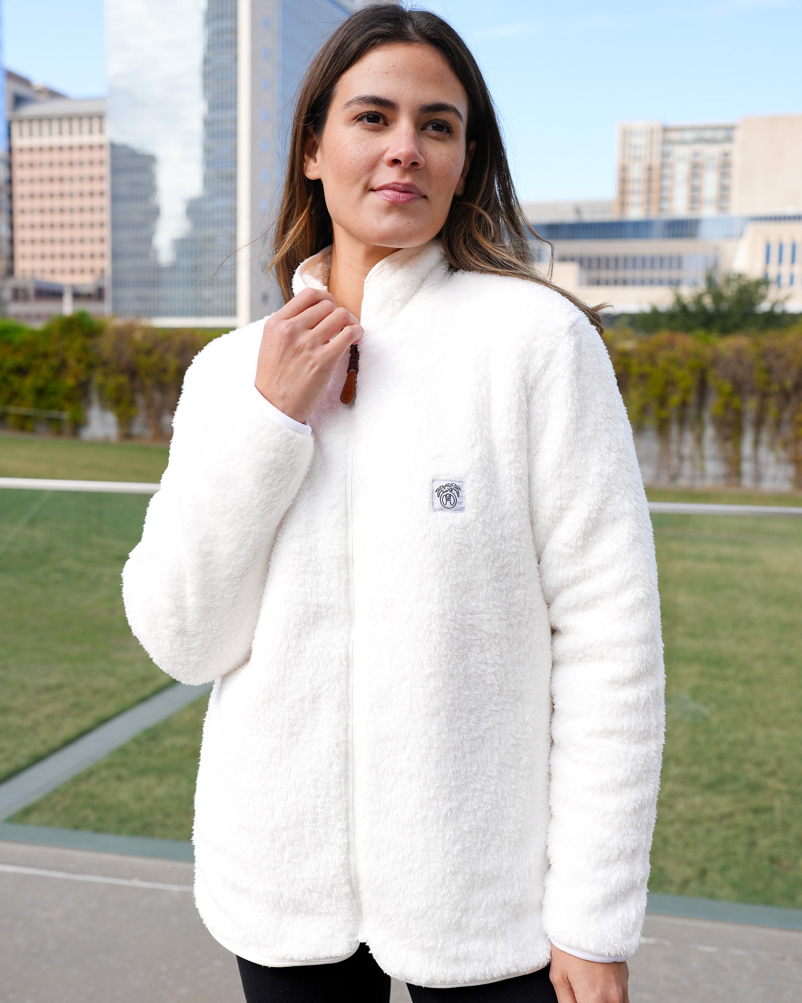 Reversible Double Sherpa Full Zip