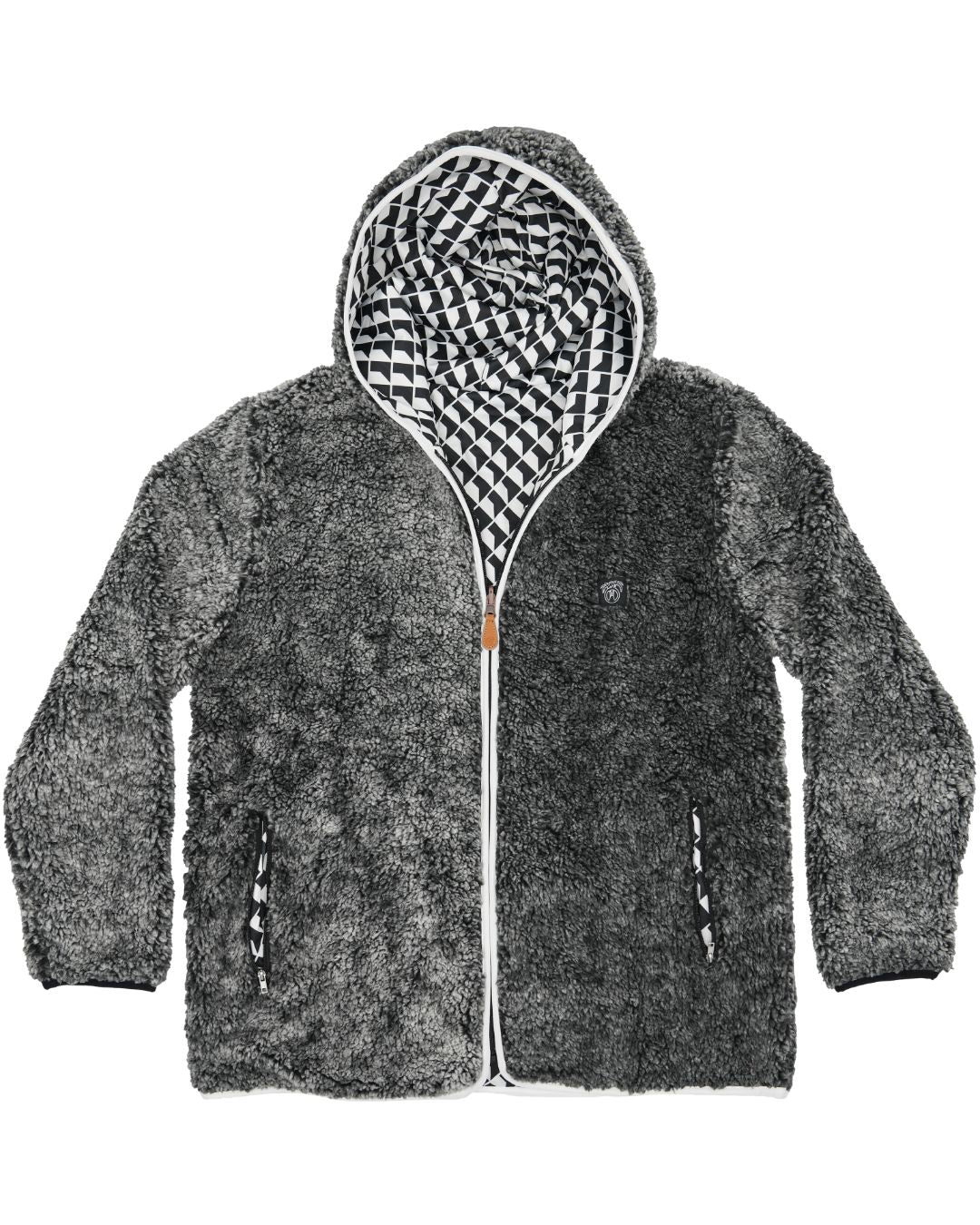 Reversible Sherpa Full Zip Hoodie