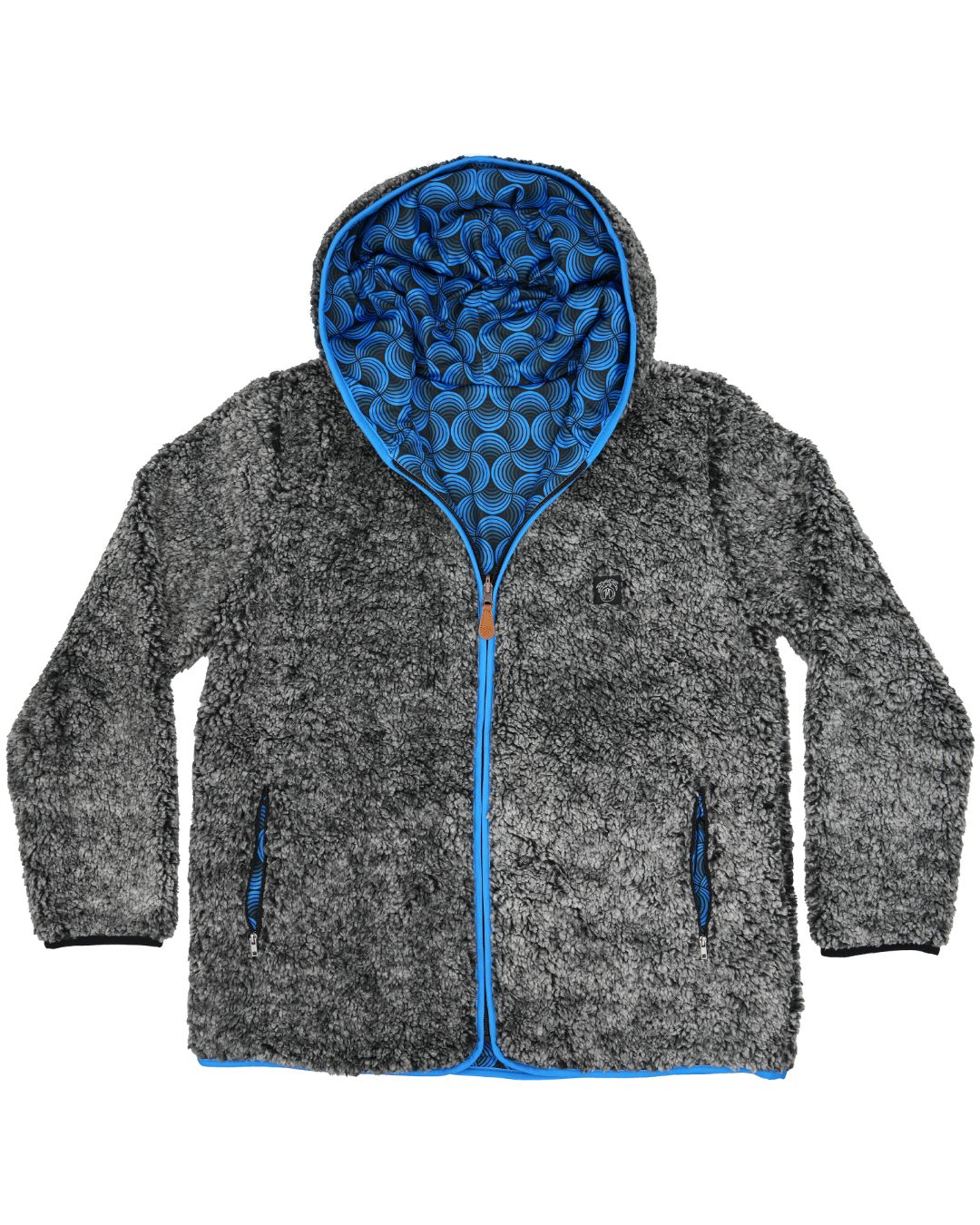 Reversible Sherpa Full Zip Hoodie