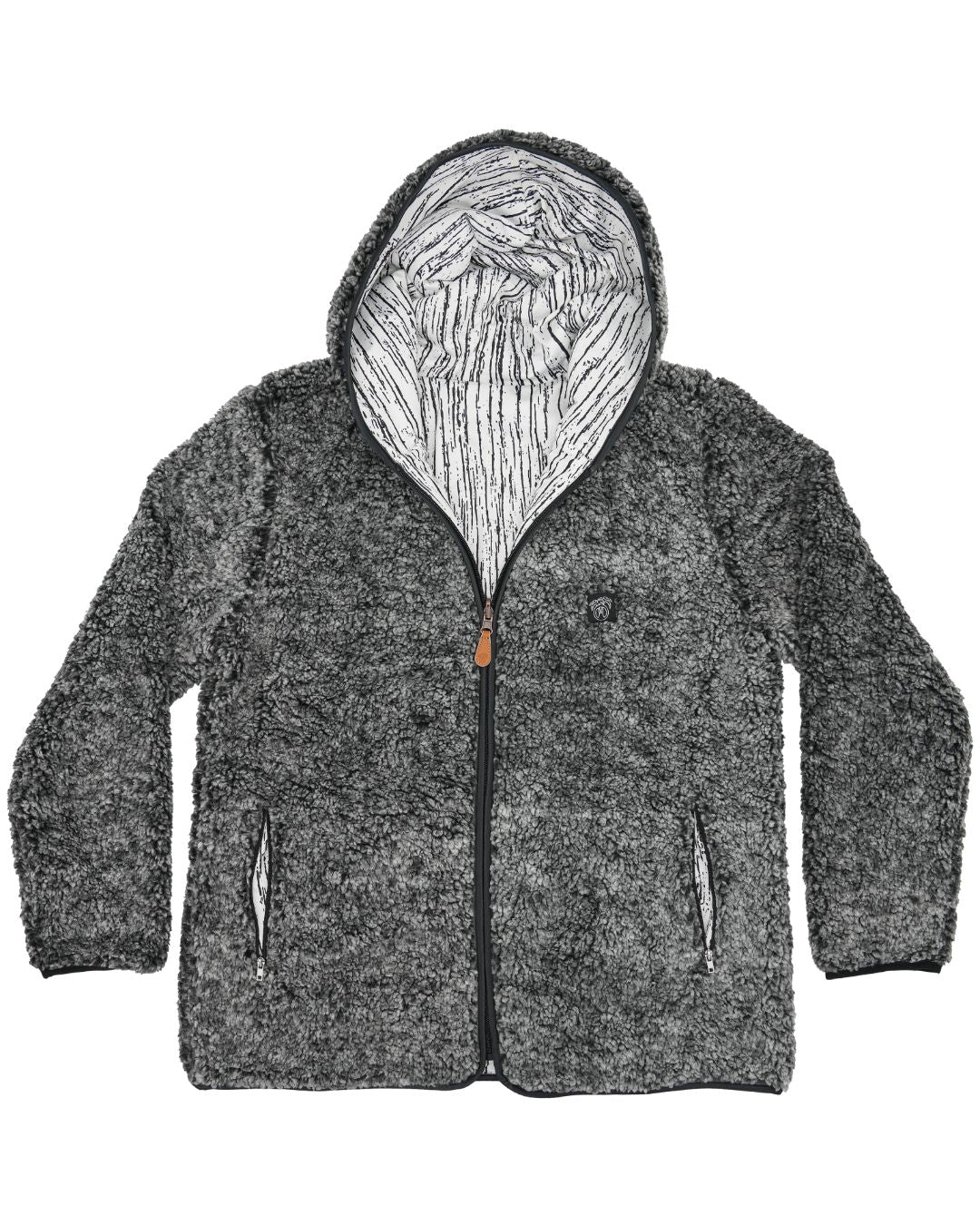 Reversible Sherpa Full Zip Hoodie