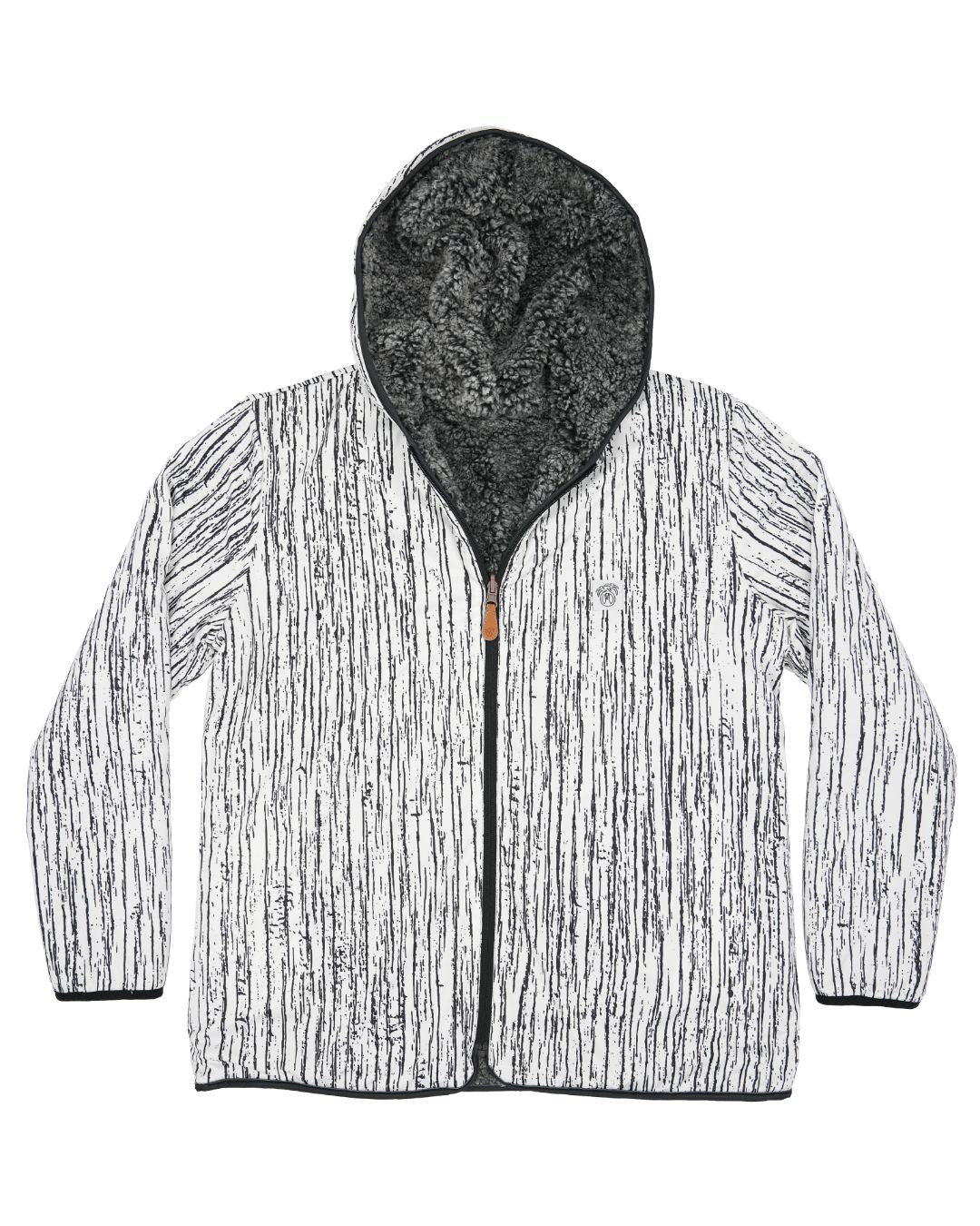 Reversible Sherpa Full Zip Hoodie