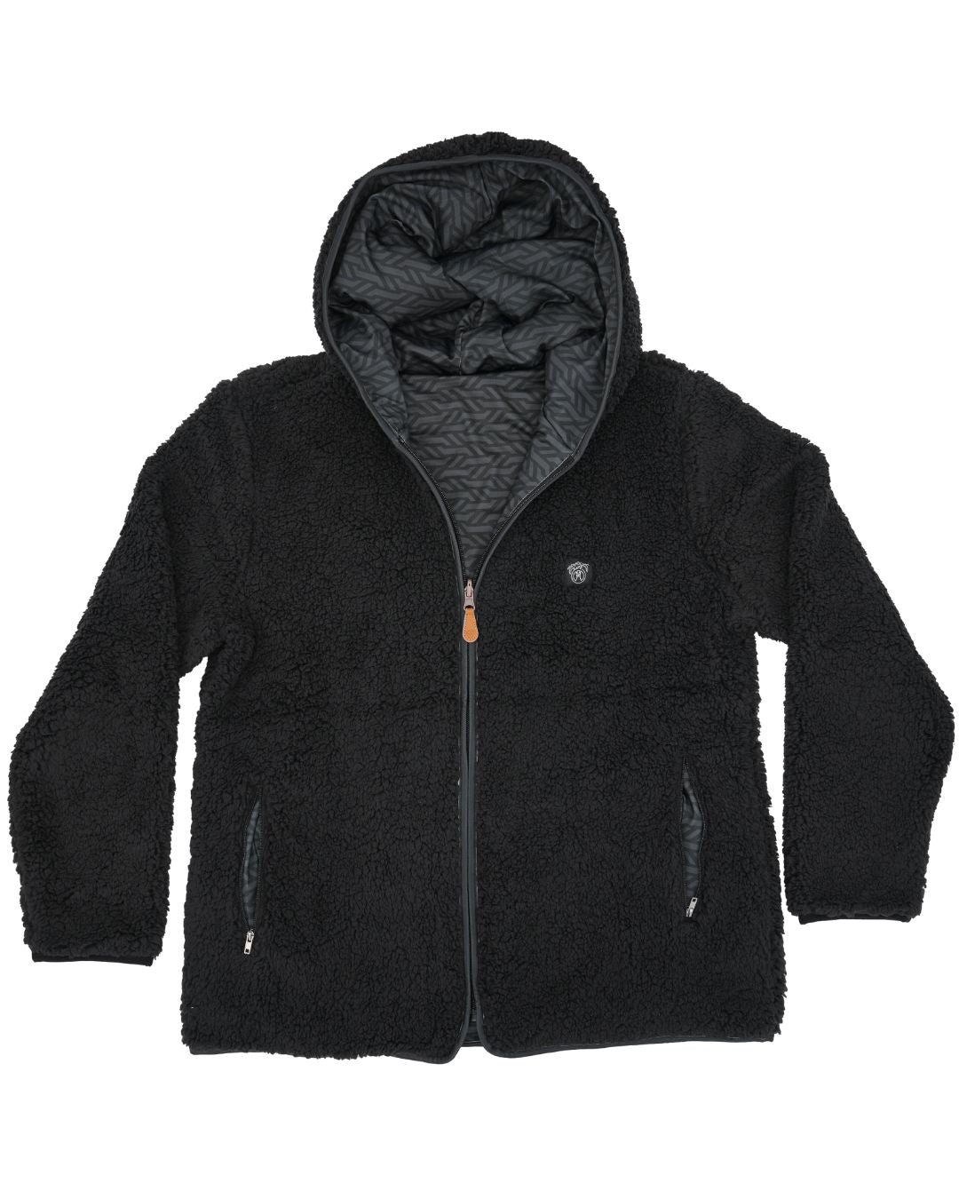 Reversible Sherpa Full Zip Hoodie