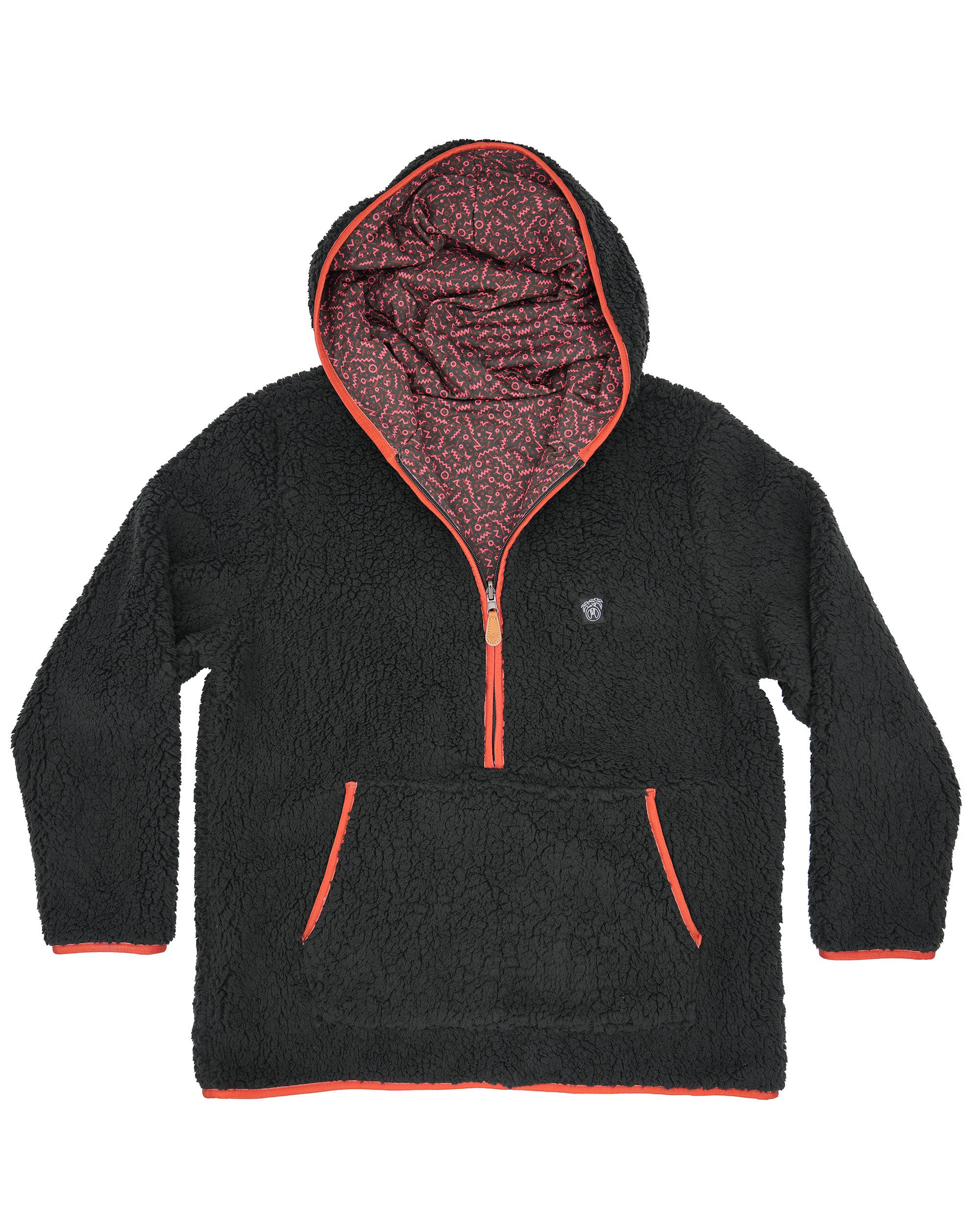 Reversible Sherpa 1/2 Zip Hoodie