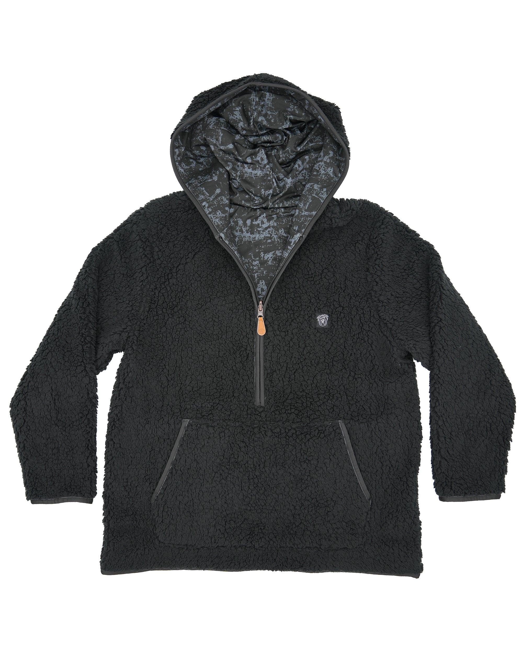 Reversible Sherpa 1/2 Zip Hoodie