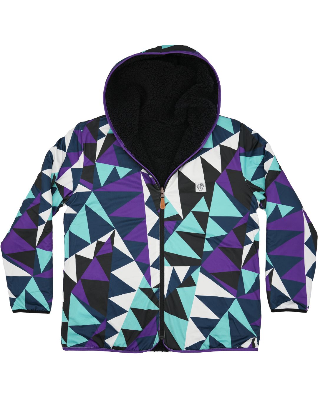 Reversible Sherpa Full Zip Hoodie