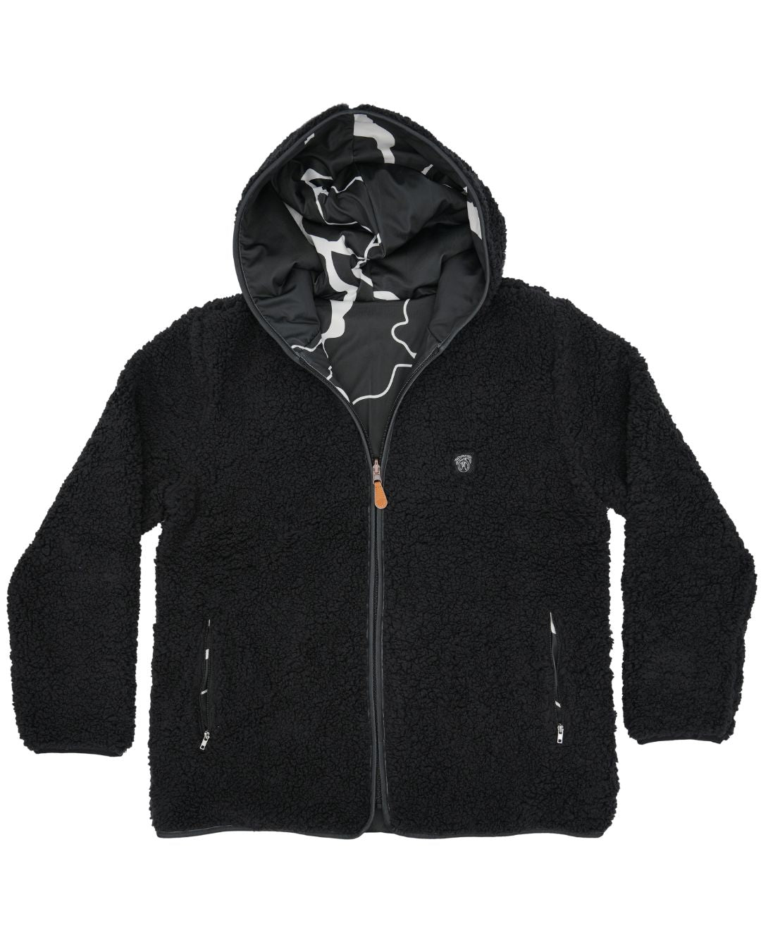 Reversible Sherpa Full Zip Hoodie