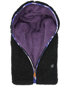 Blackout Sherpa - Purple Fleece