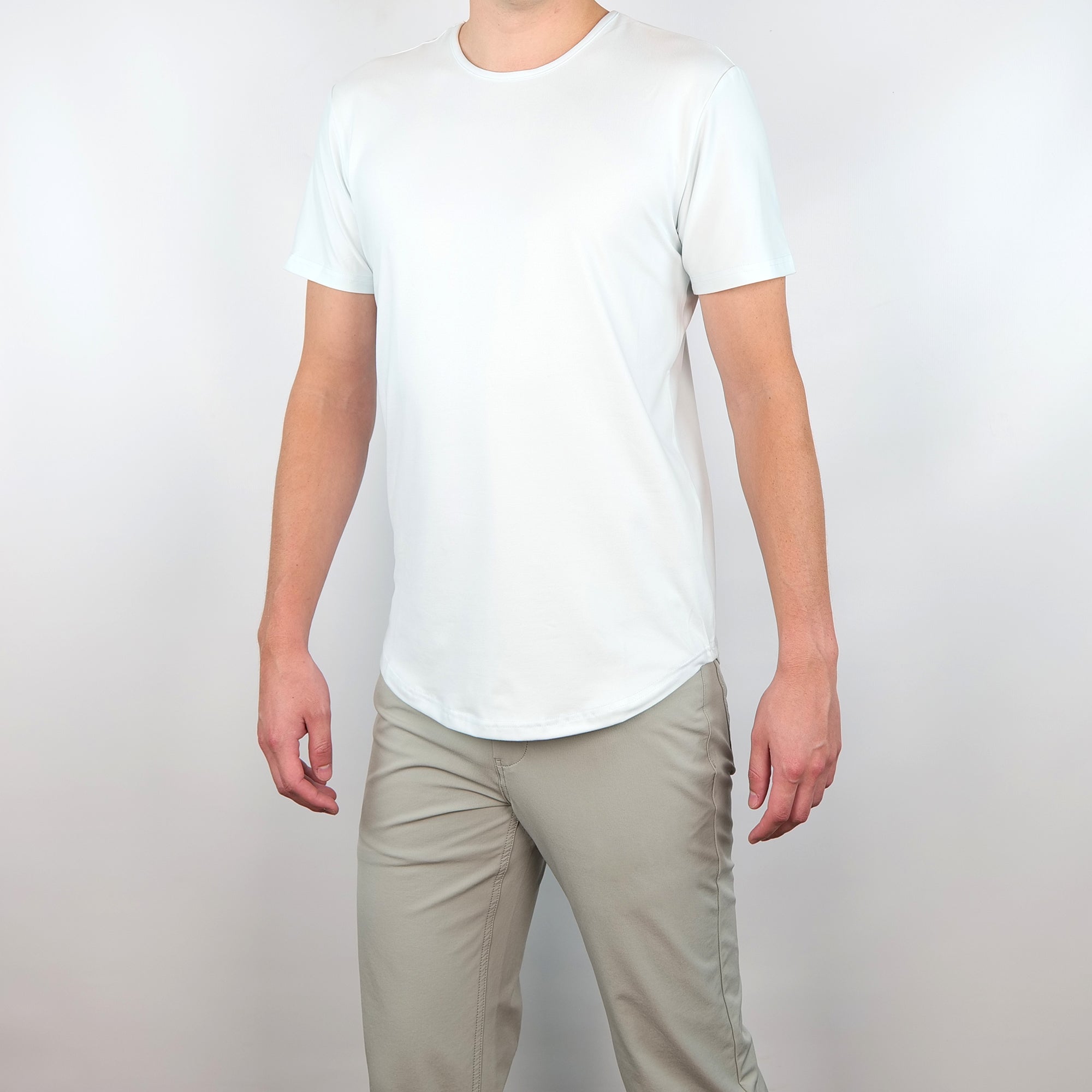 Premium Crew Curve Hem Short Sleeve - Final Sale