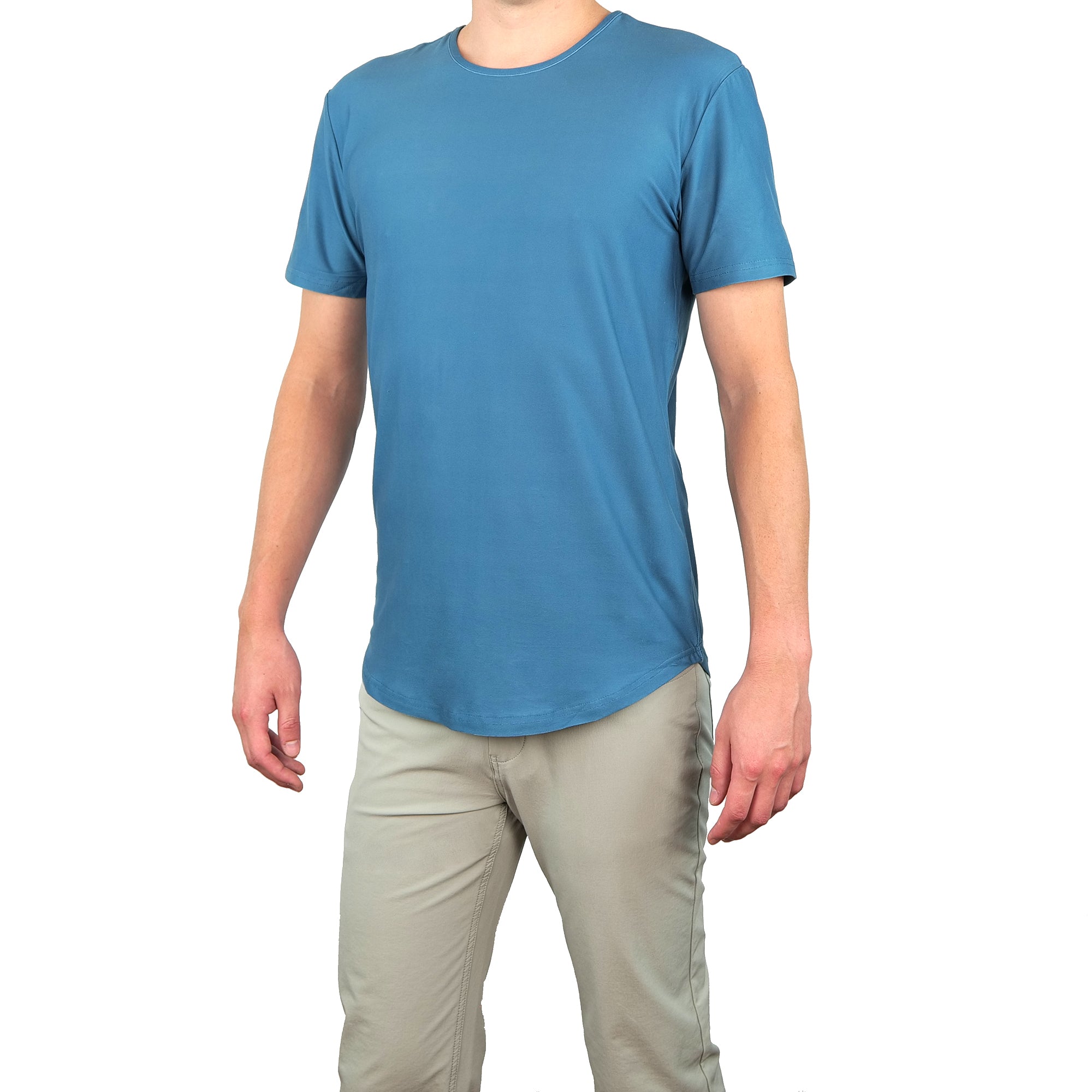 Premium Crew Curve Hem Short Sleeve - Final Sale