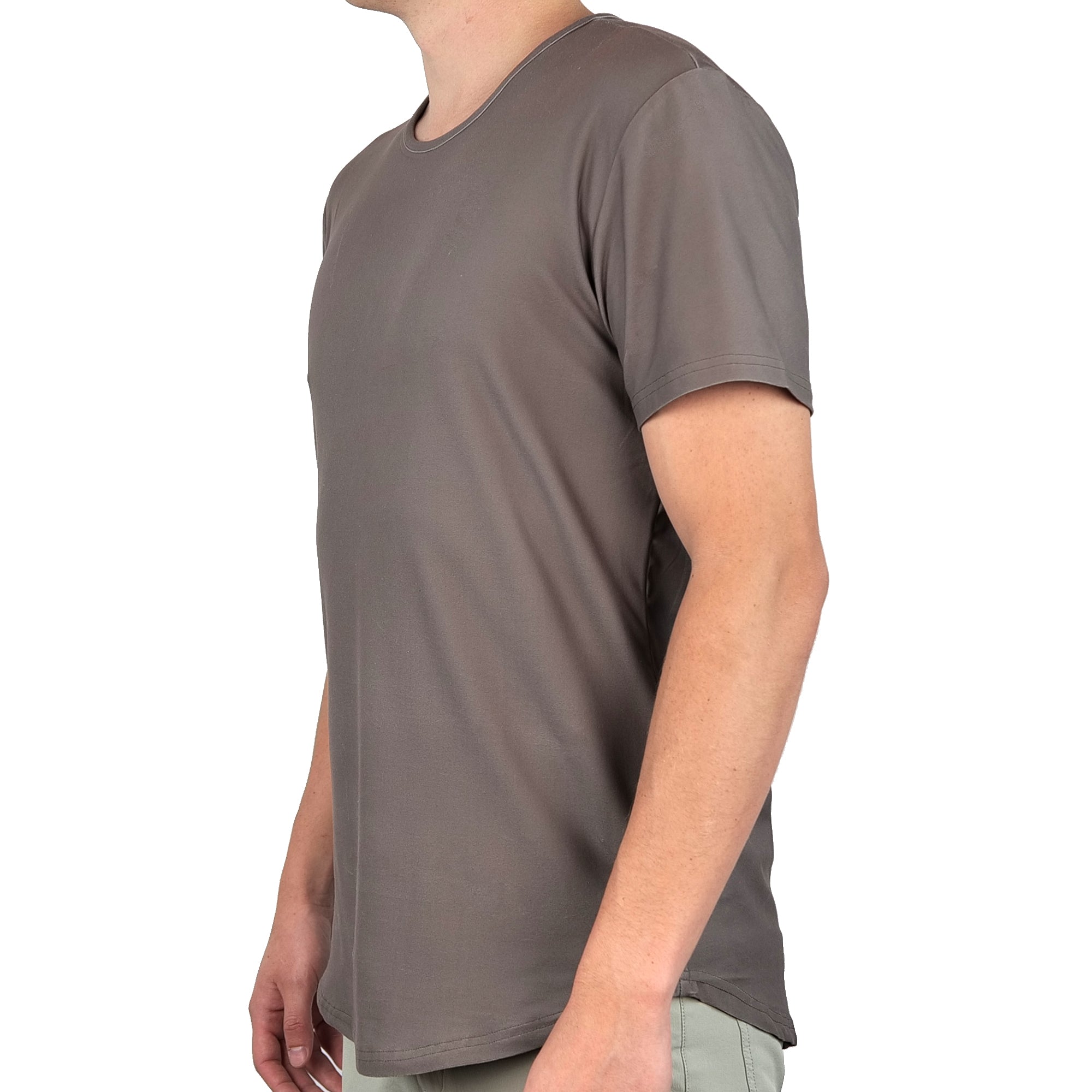 Premium Crew Curve Hem Short Sleeve - Final Sale