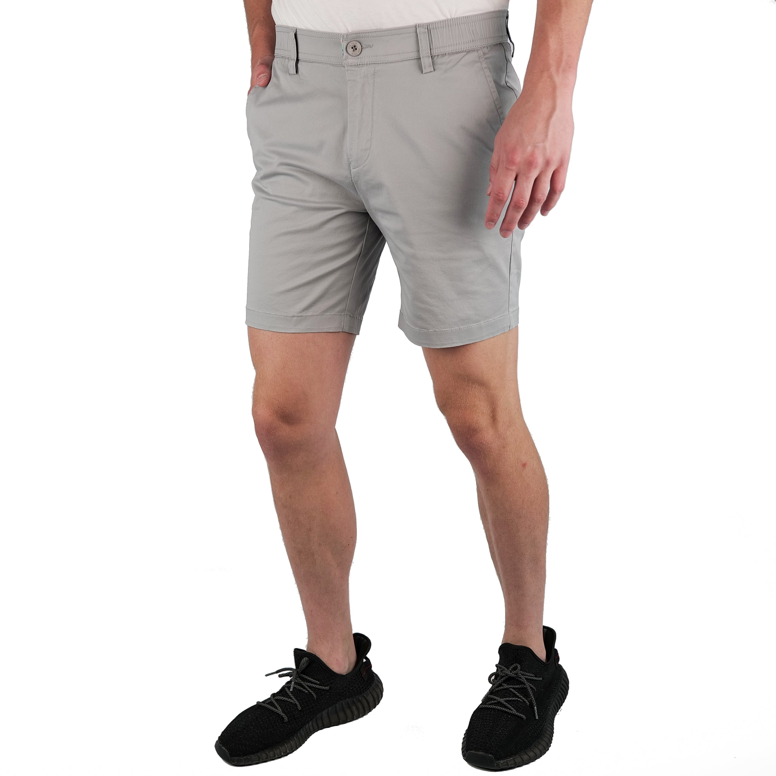 Brushed Stretch Cotton Shorts 7" - Final Sale