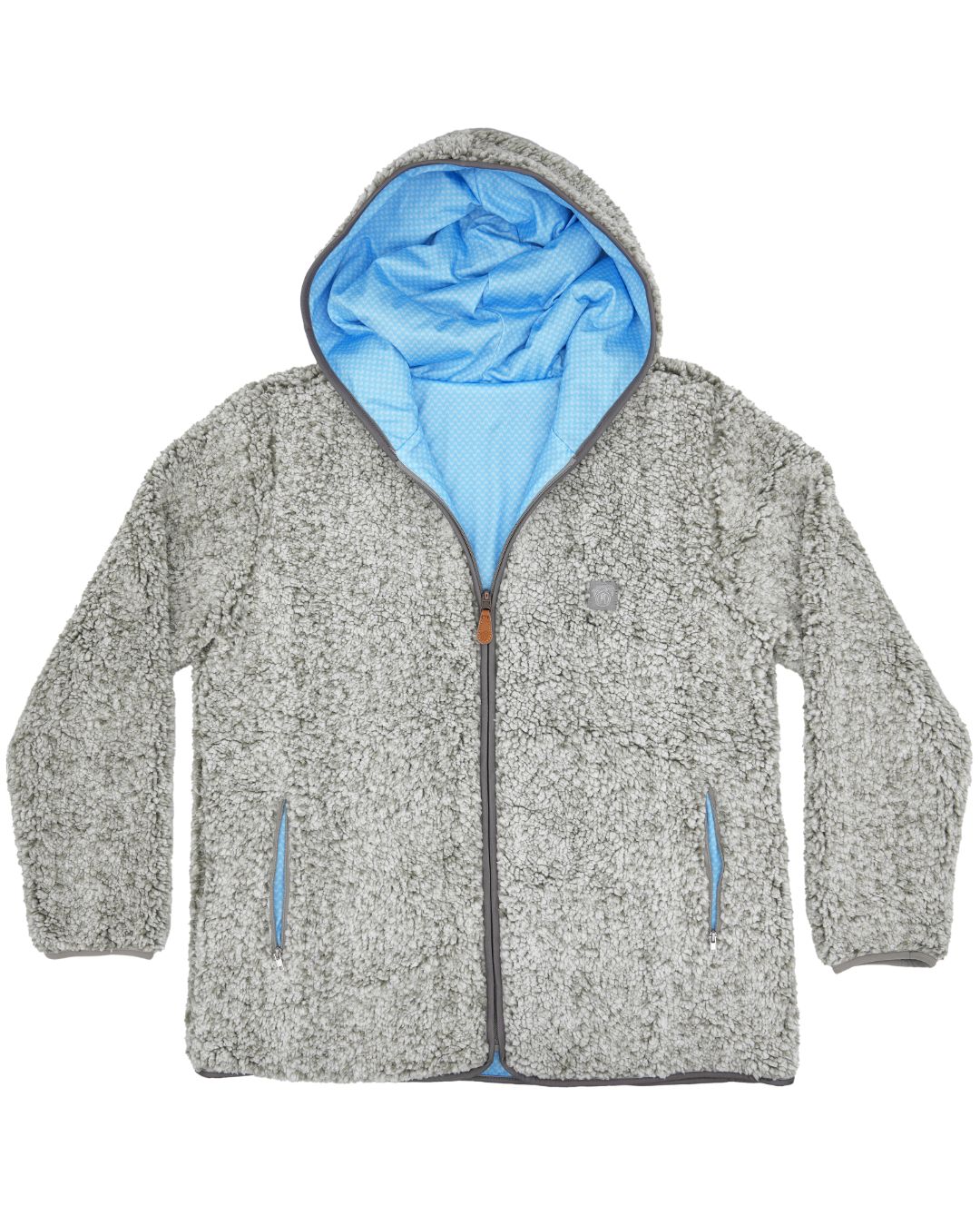 Reversible Sherpa Full Zip Hoodie