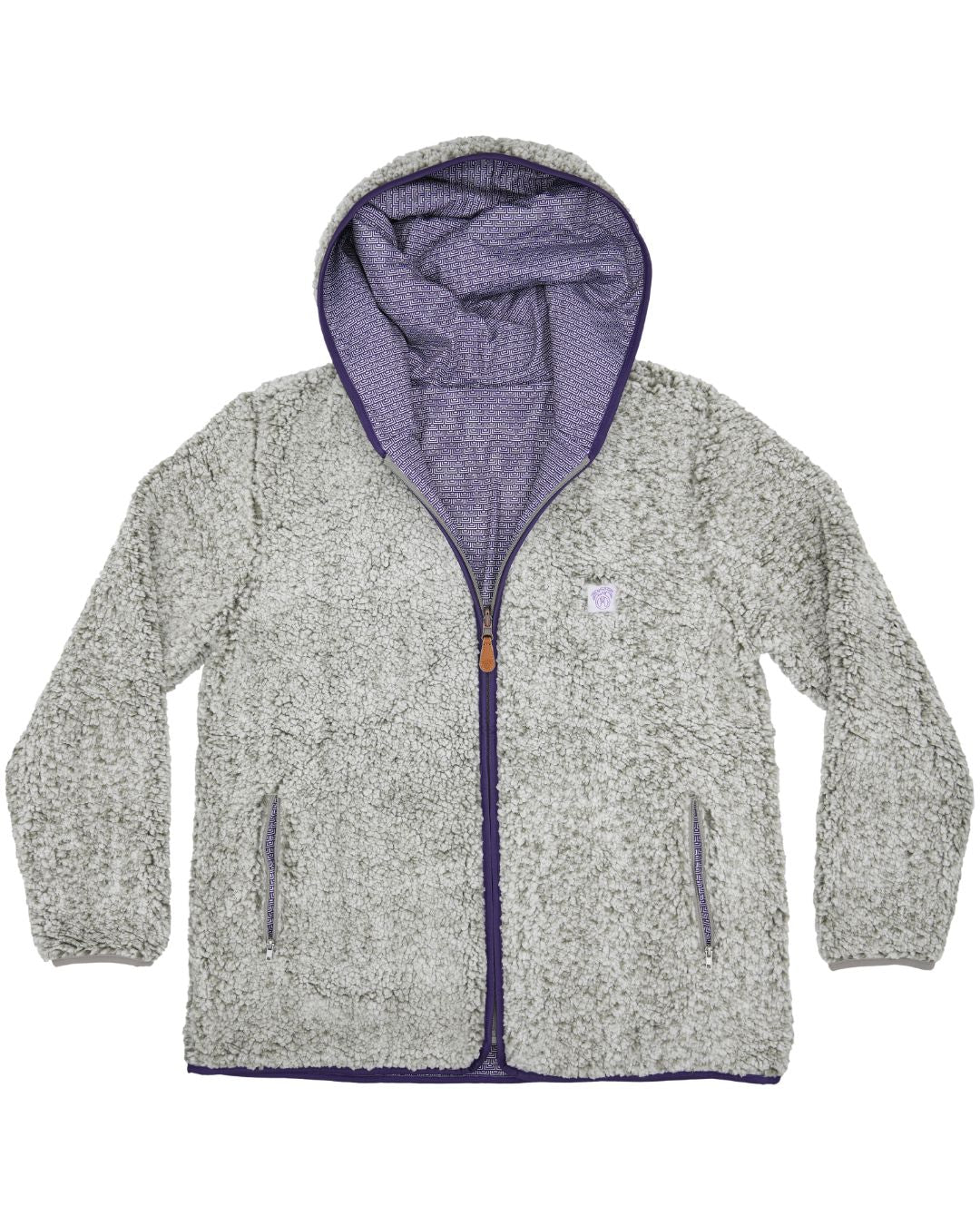 Reversible Sherpa Full Zip Hoodie