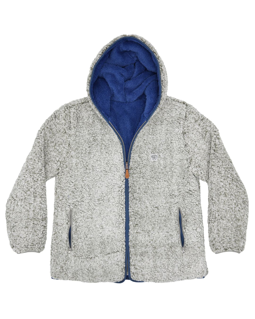 Reversible Sherpa Full Zip Hoodie