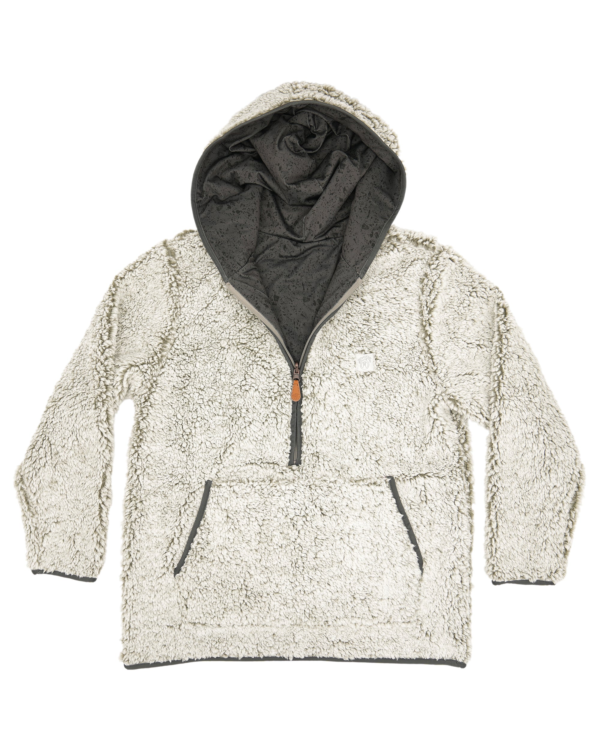 Reversible Sherpa 1/2 Zip Hoodie