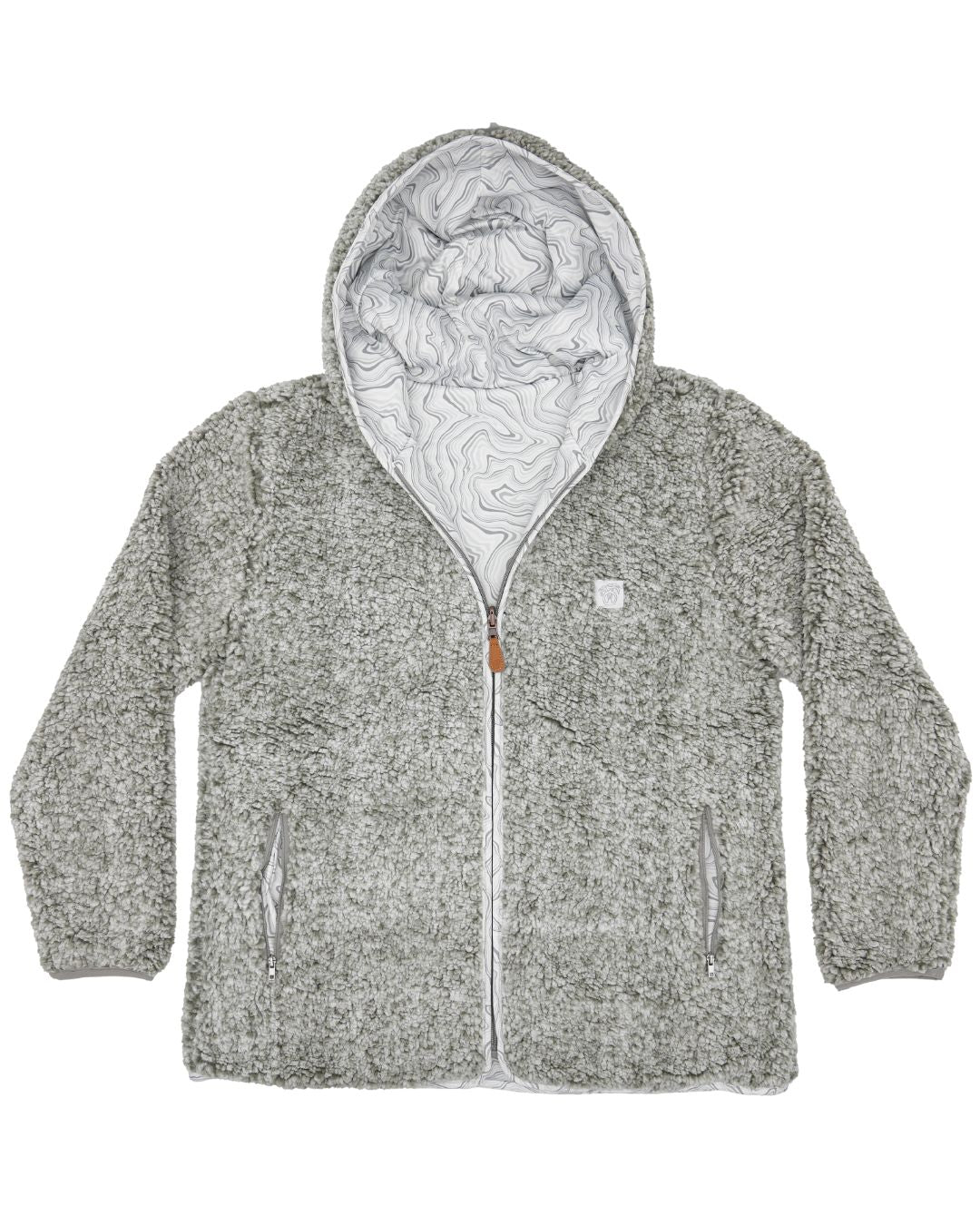 Reversible Sherpa Full Zip Hoodie