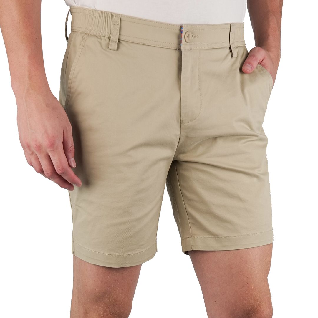 Brushed Stretch Cotton Shorts 7" - Final Sale