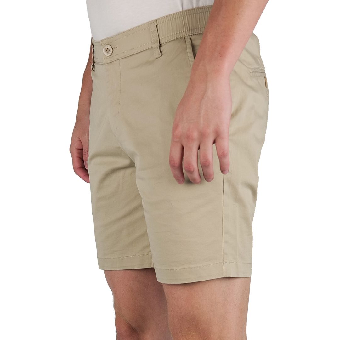 Brushed Stretch Cotton Shorts 7" - Final Sale