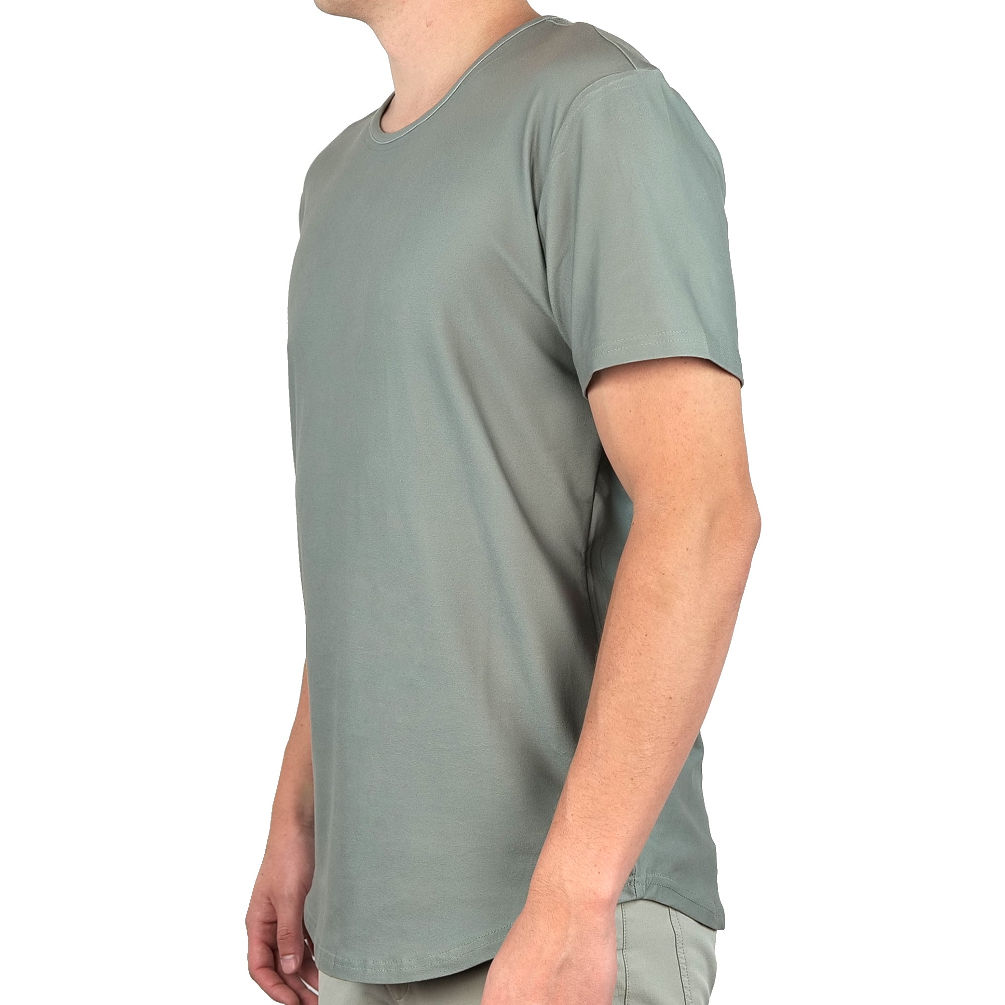 Premium Crew Curve Hem Short Sleeve - Final Sale